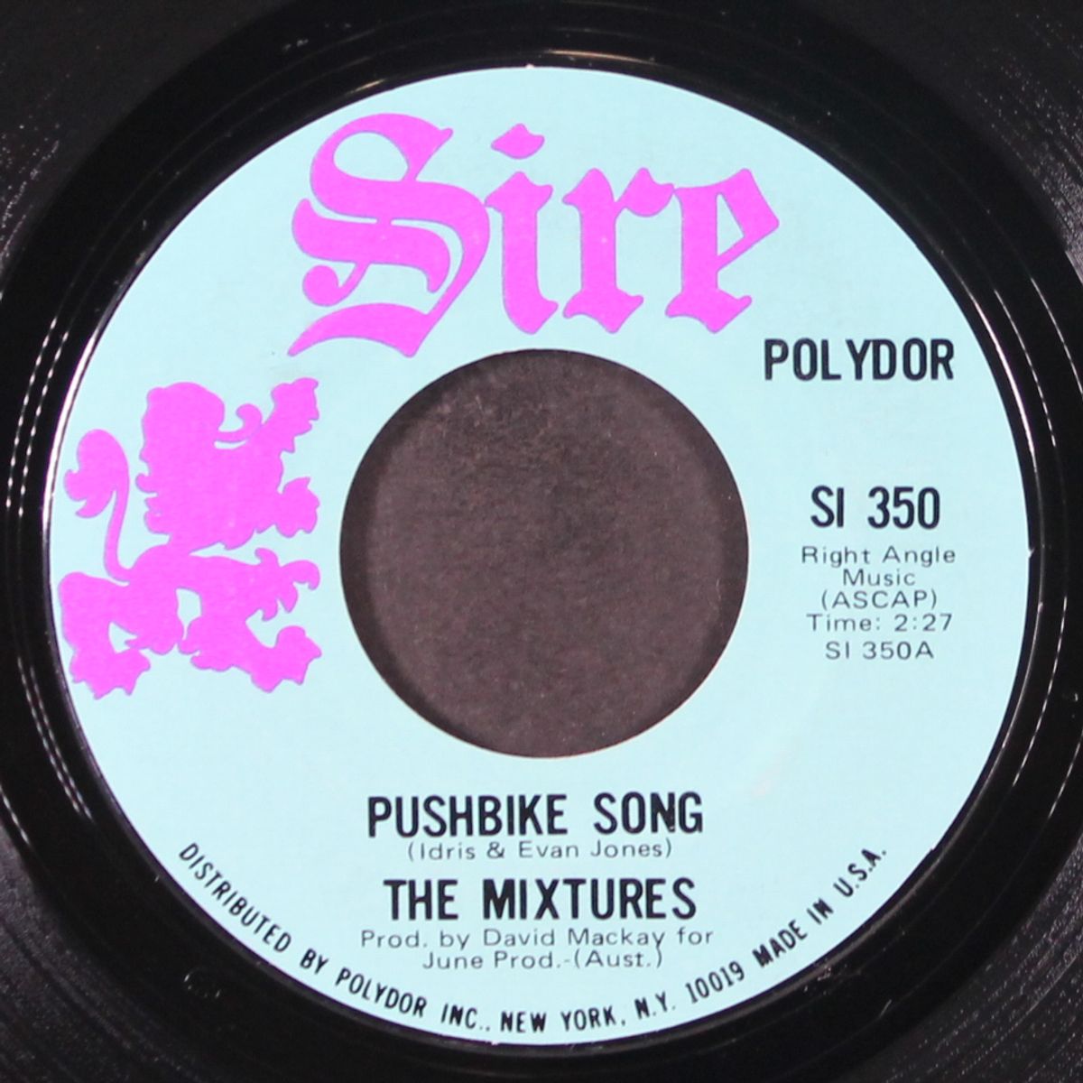 pushbike song / who loves ya by MIXTURES