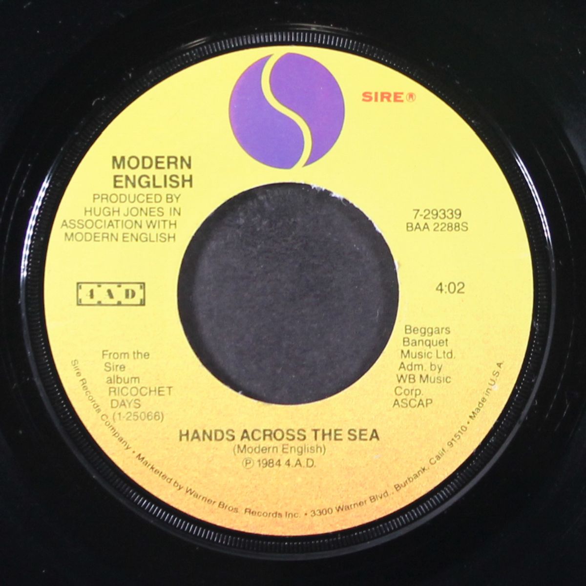 hands across the sea / reflection by MODERN ENGLISH