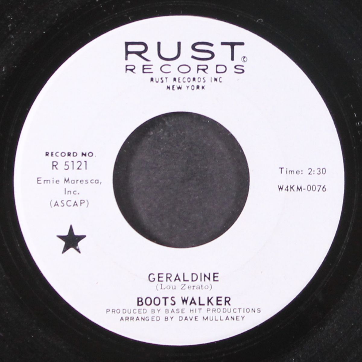 geraldine / no one knows by BOOTS WALKER