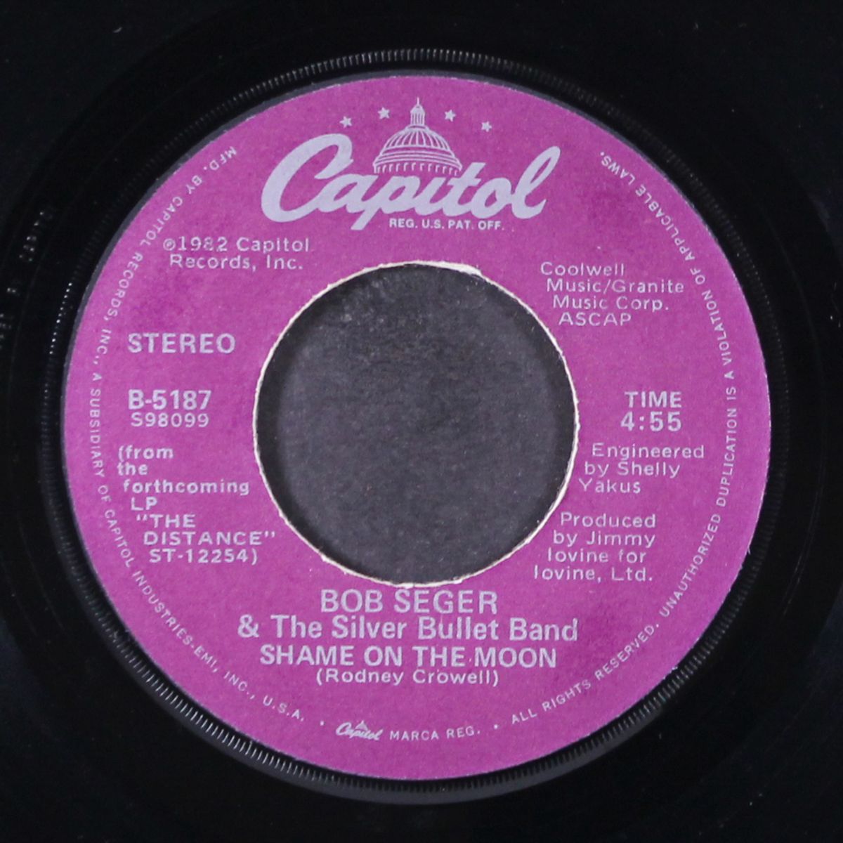 shame on the moon / house behind a house by BOB SEGER