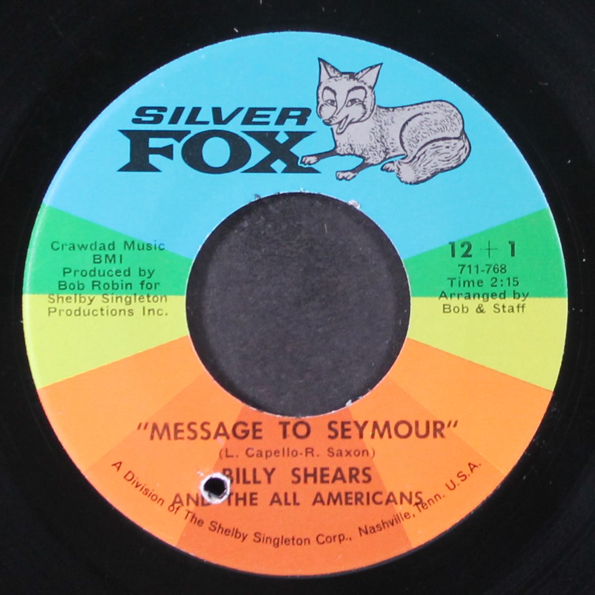 brother paul / message to seymour by BILLY SHEARS & ALL AMERICANS