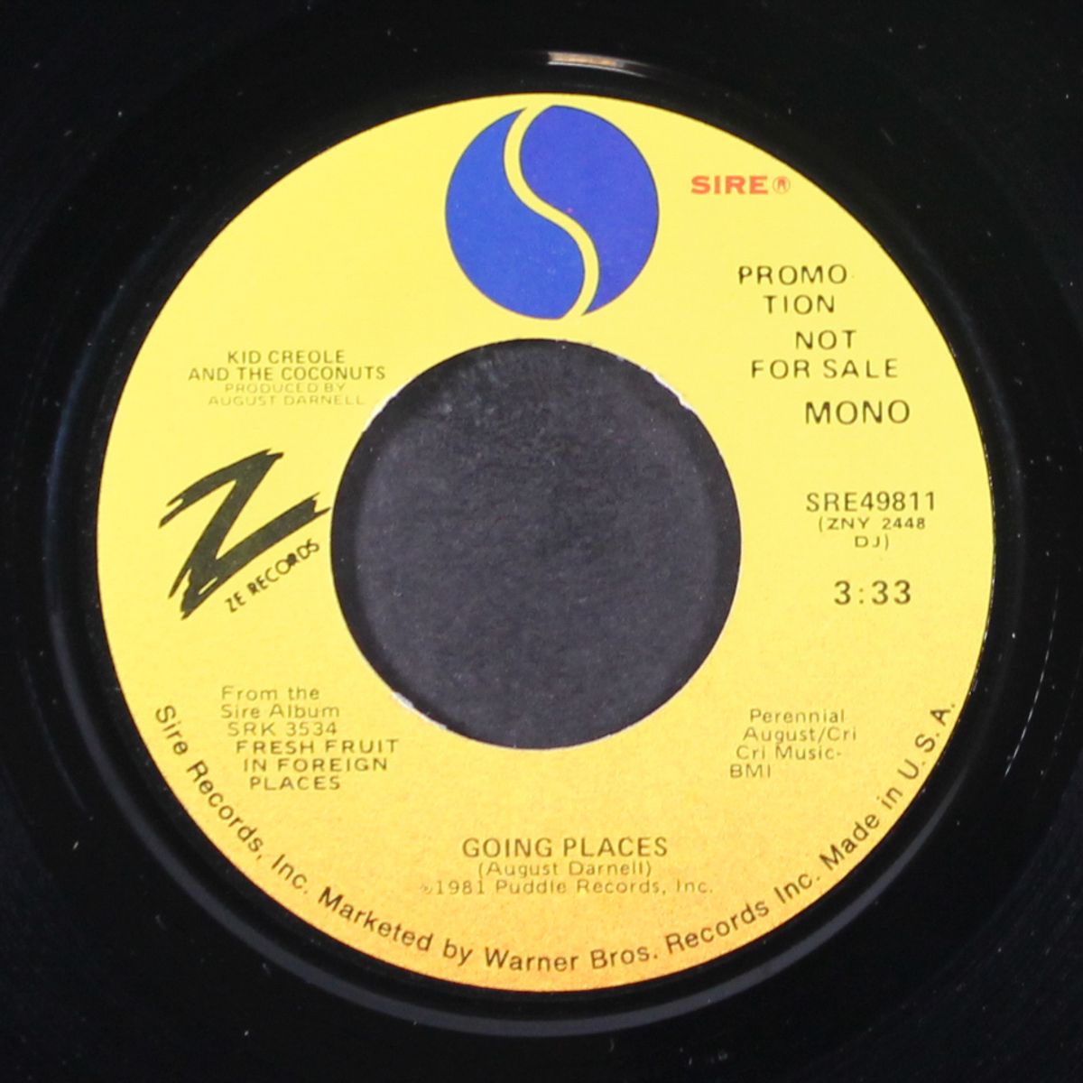 going places / mono by KID CREOLE & COCONUTS