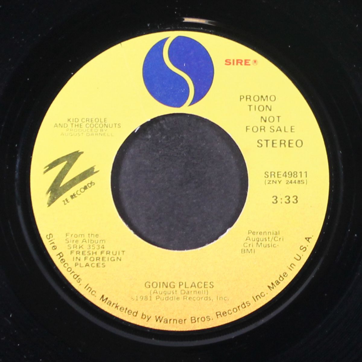 going places / mono by KID CREOLE & COCONUTS