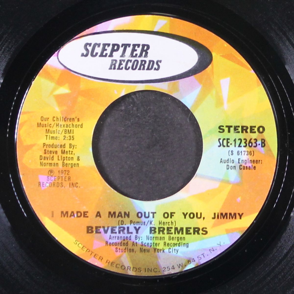 i'll make you music / i made a man out of you, jimmy by BEVERLY BREMERS