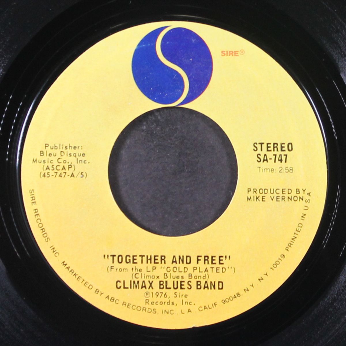 together & free by CLIMAX BLUES BAND