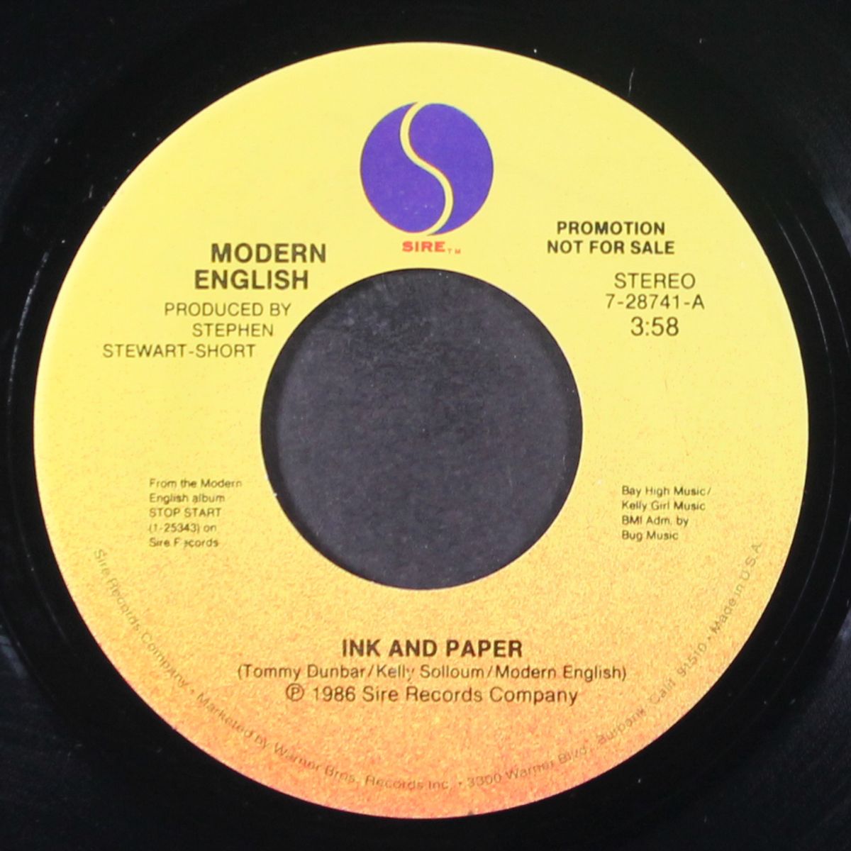 ink & paper / same by MODERN ENGLISH