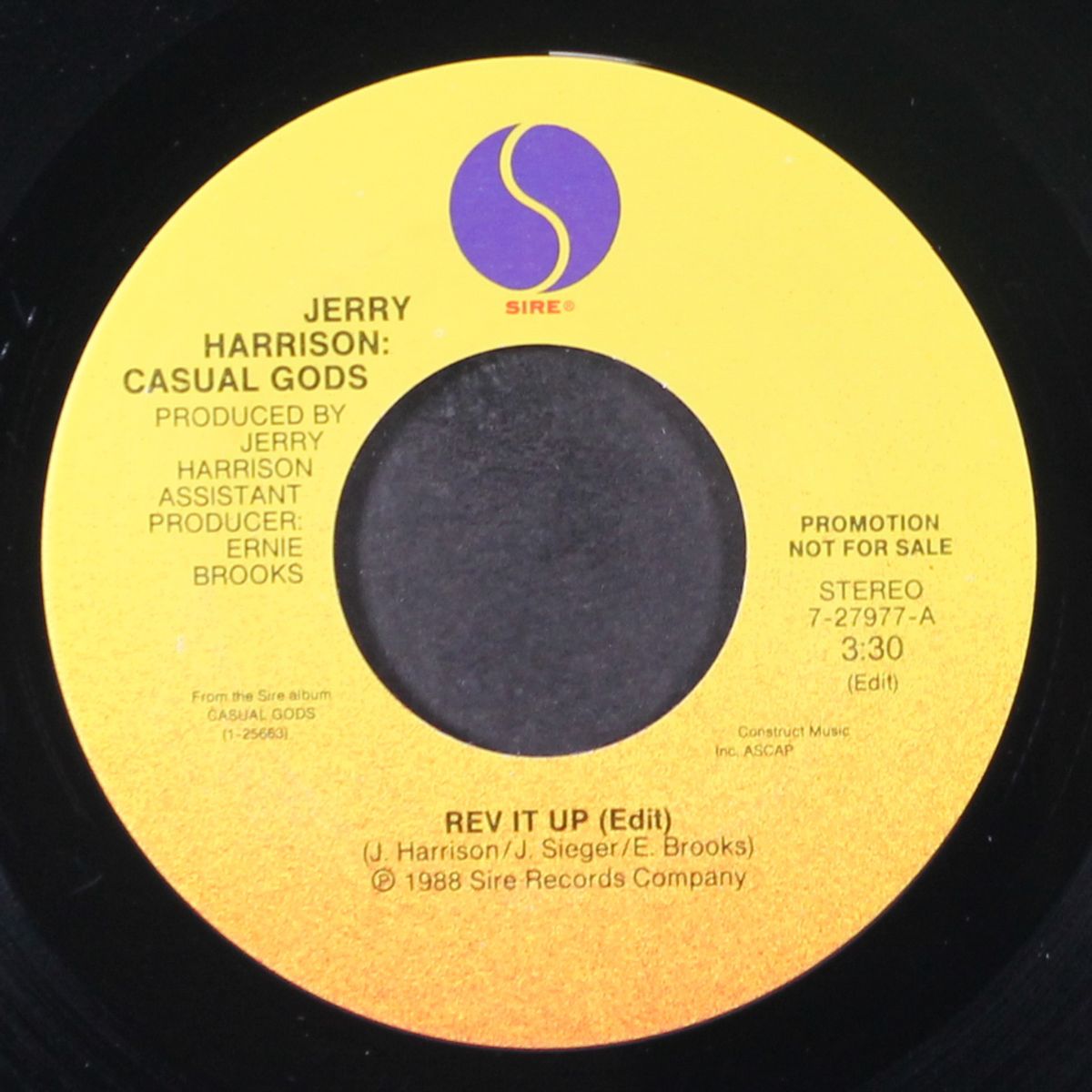 rev it up / same by JERRY HARRISON: CASUAL GODS