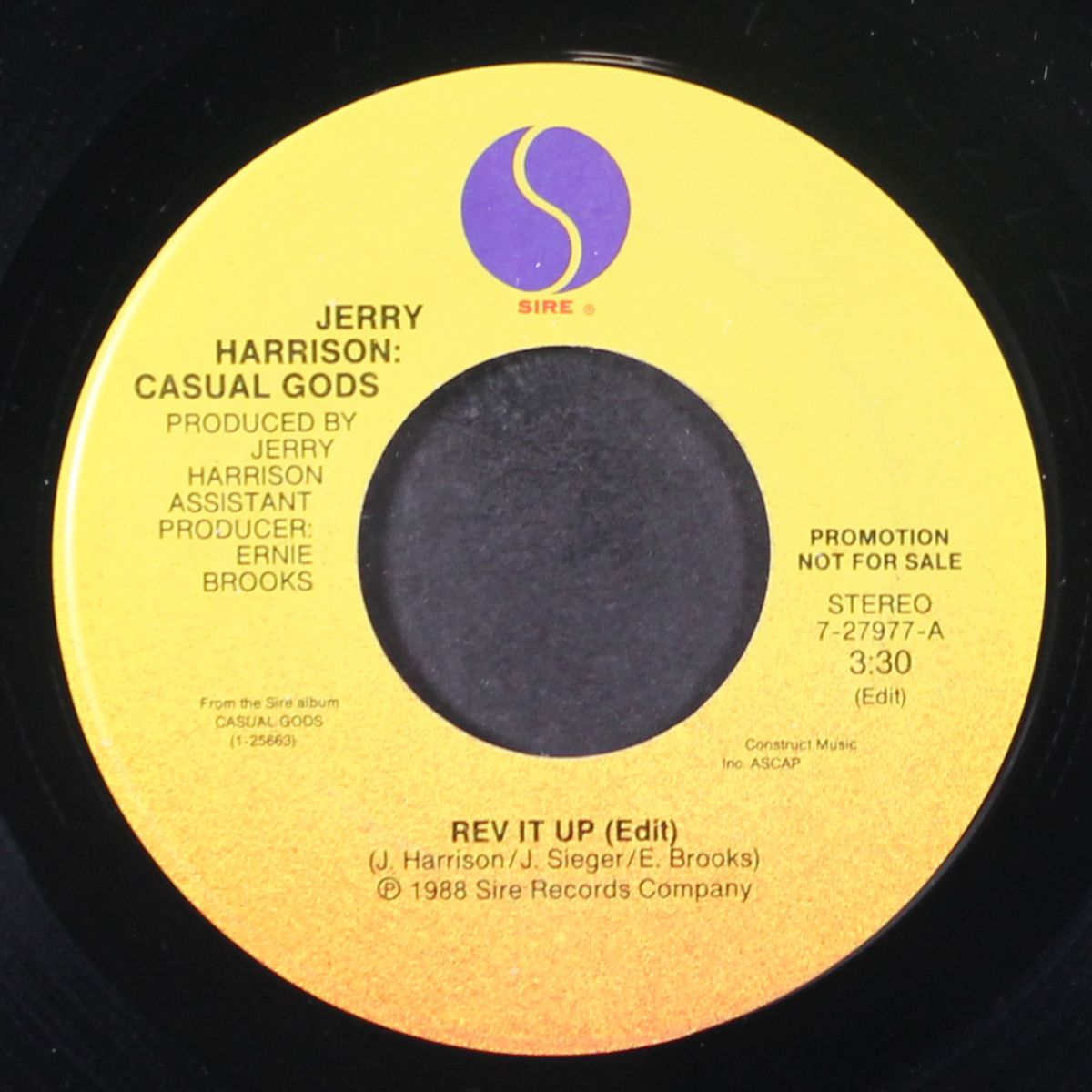 rev it up / same by JERRY HARRISON: CASUAL GODS