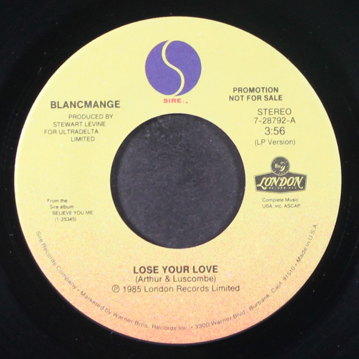 lose your love / short by BLANCMANGE