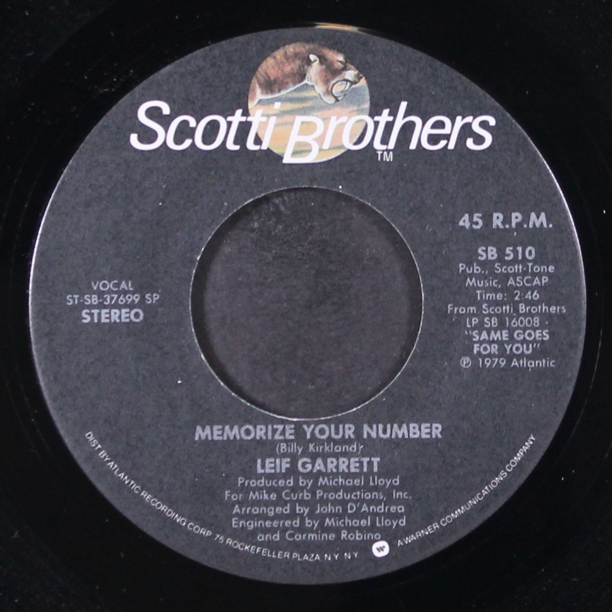 memorize your number by LEIF GARRETT
