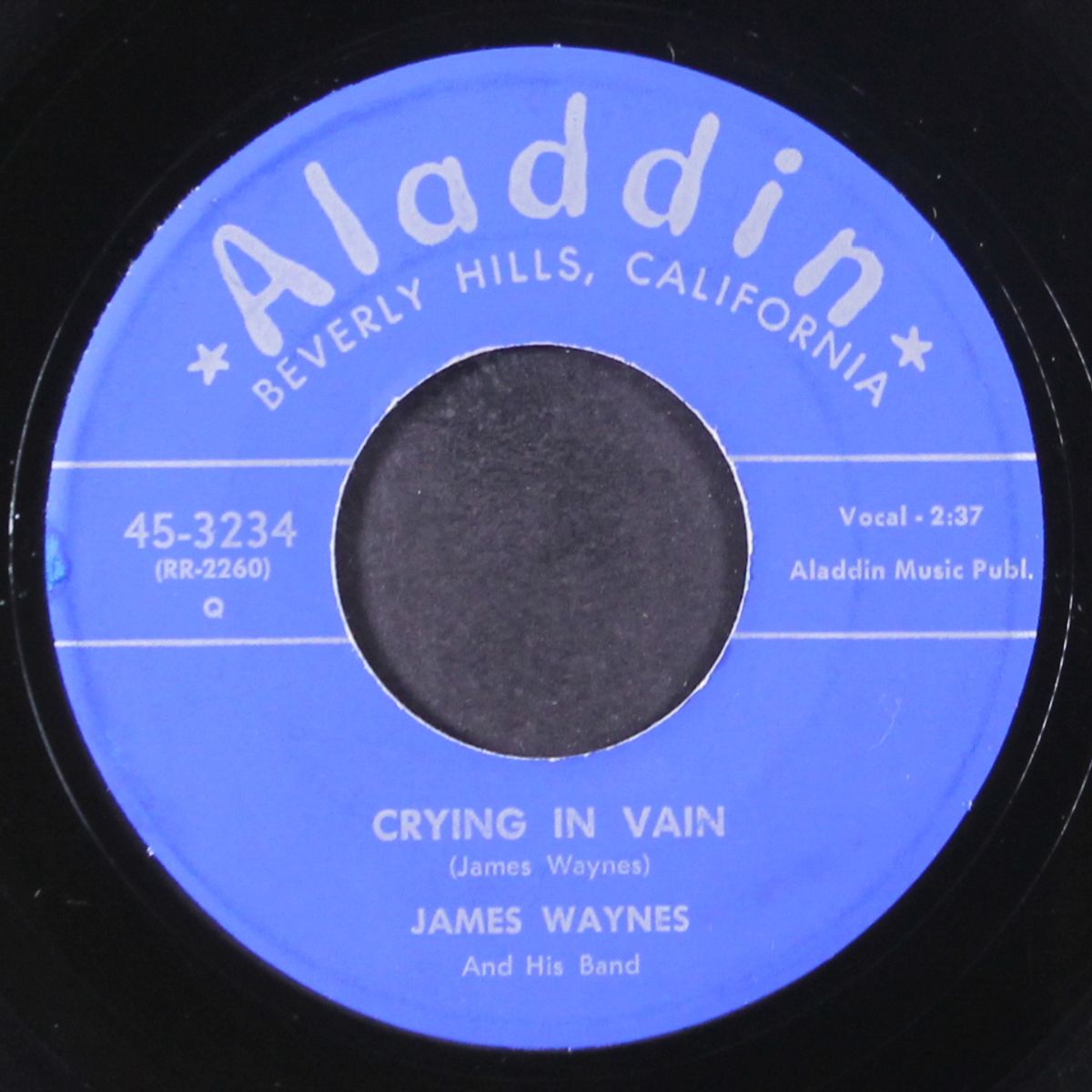crying in vain / lonely room by JAMES WAYNES