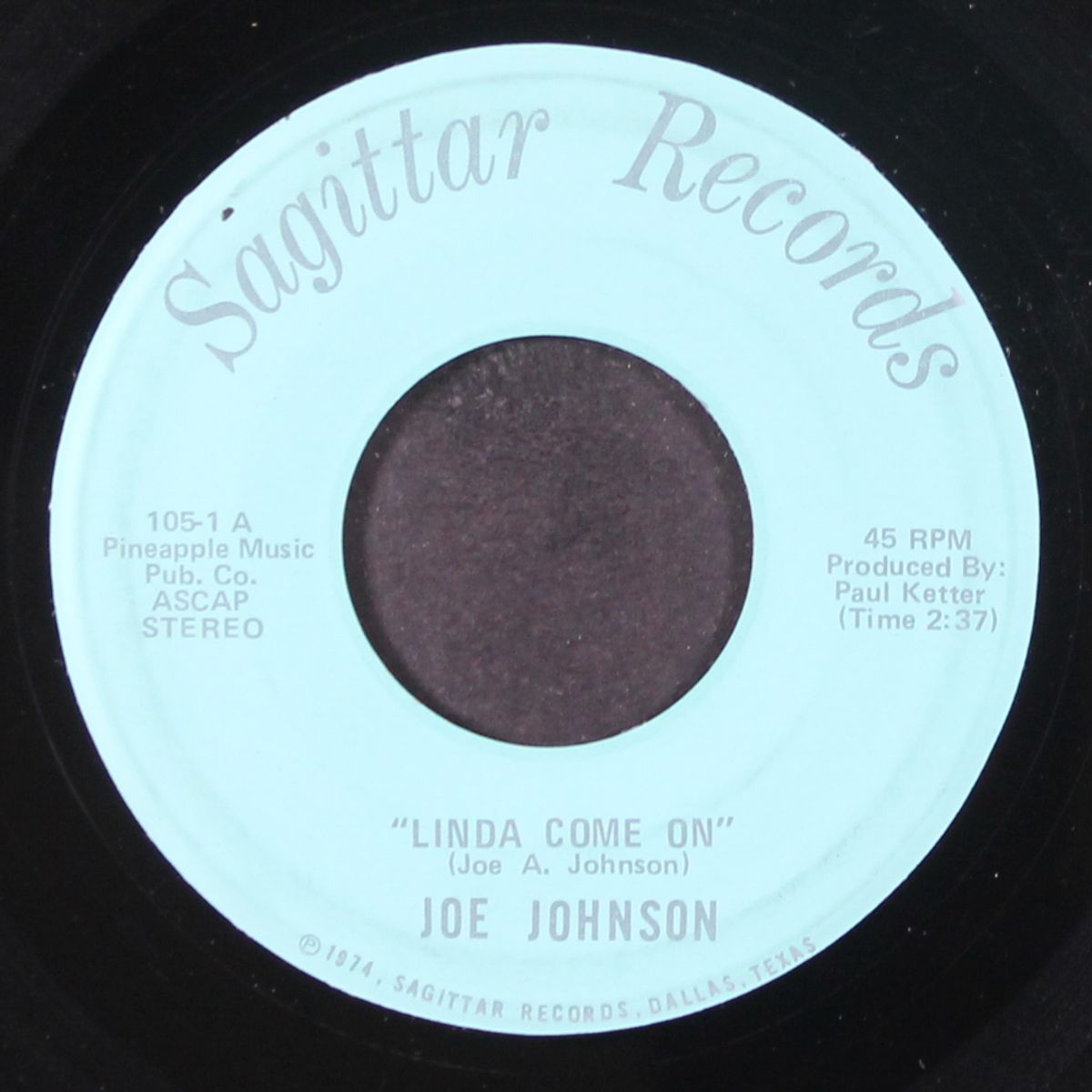 linda come on / i can be your someone by JOE JOHNSON