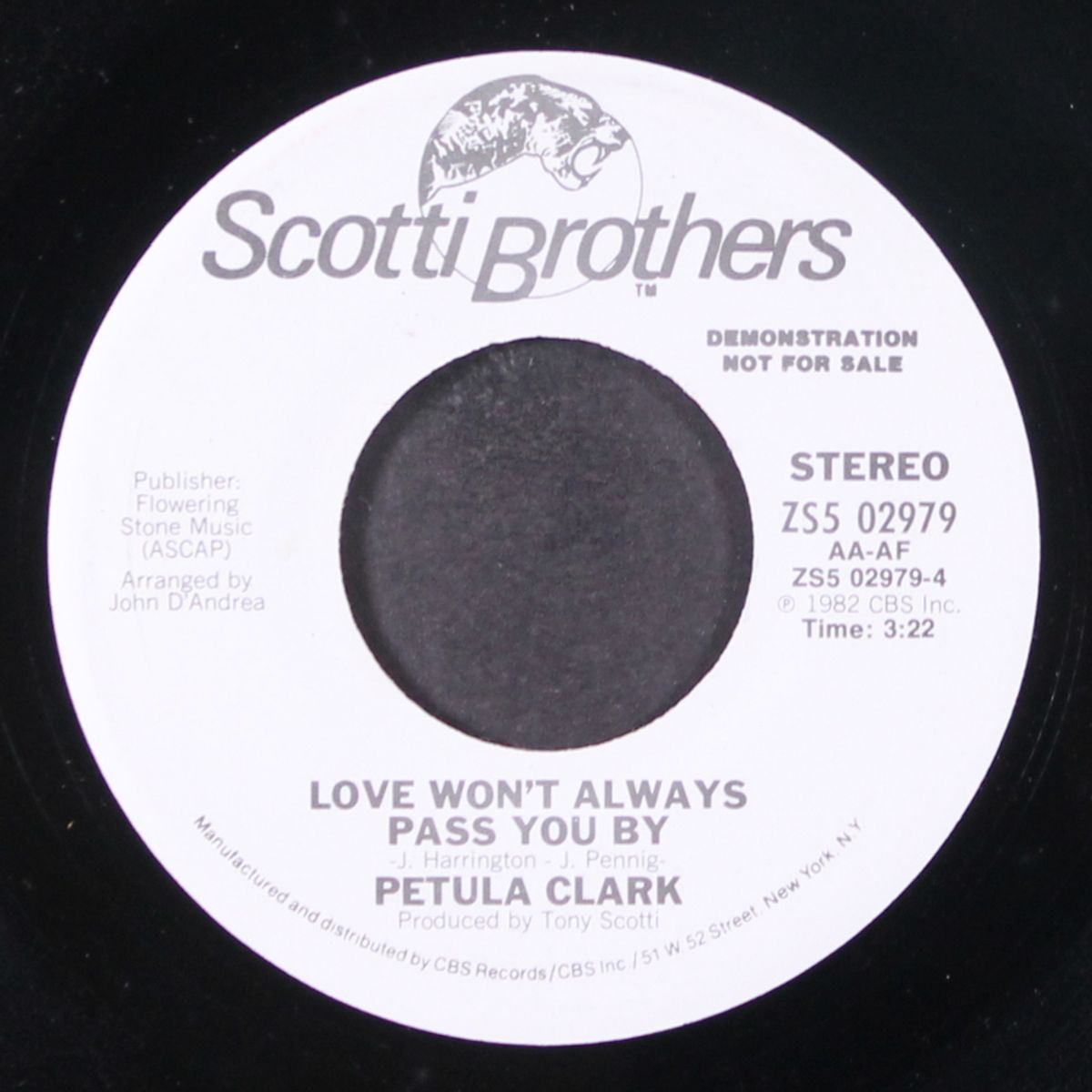 blue eyes crying in the rain / love won't always pass you by by PETULA CLARK