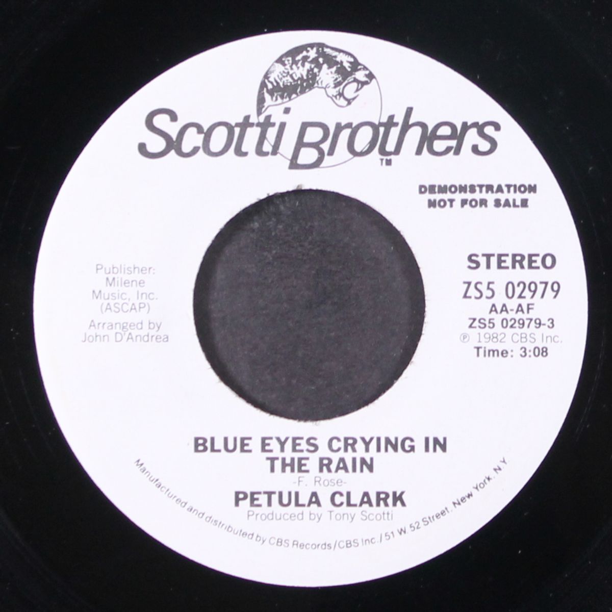 blue eyes crying in the rain / love won't always pass you by by PETULA CLARK