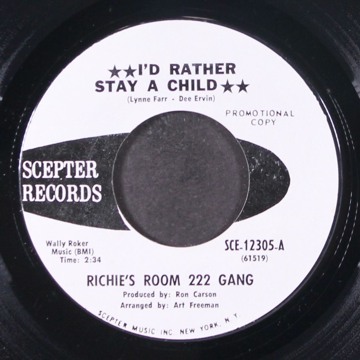 i'd rather stay a child / girls, girls, girls by RICHIE'S ROOM 222 GANG