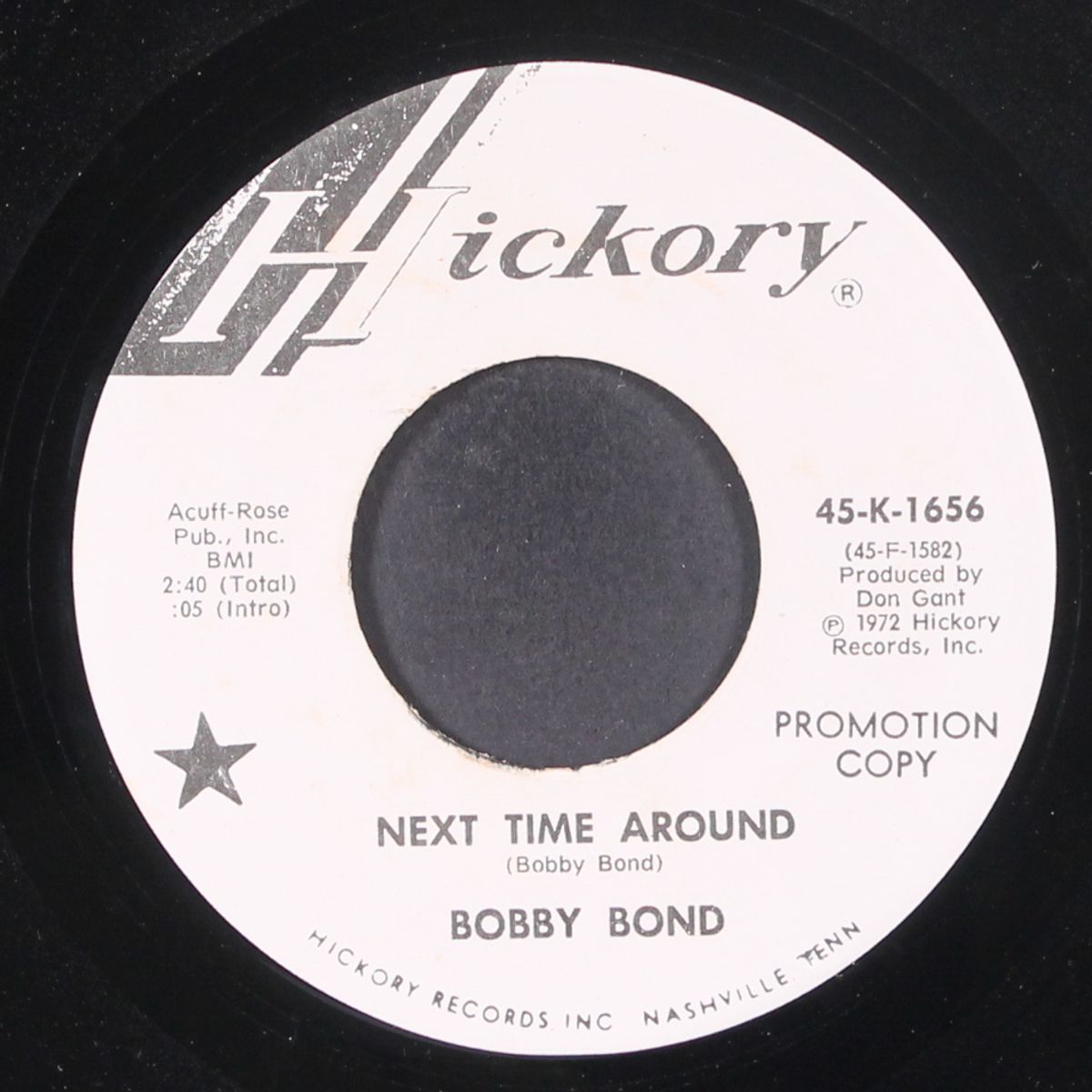 next time around / you can close your eyes by BOBBY BOND
