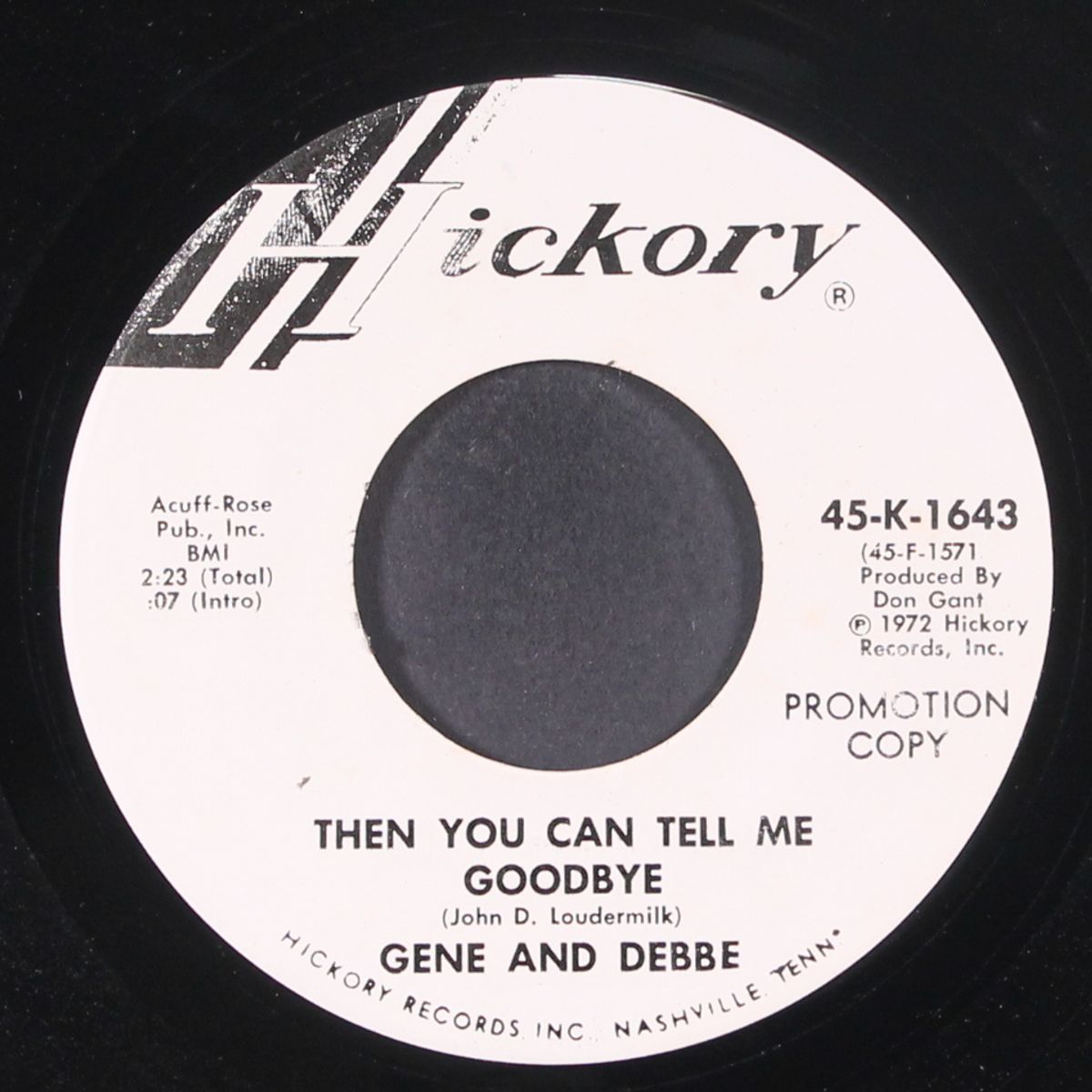 lovin' season / then you can tell me goodbye by GENE & DEBBE