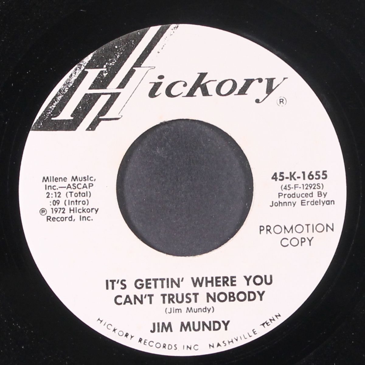 she got the fortune / it's gettin' where you can't trust nobody by JIM MUNDY
