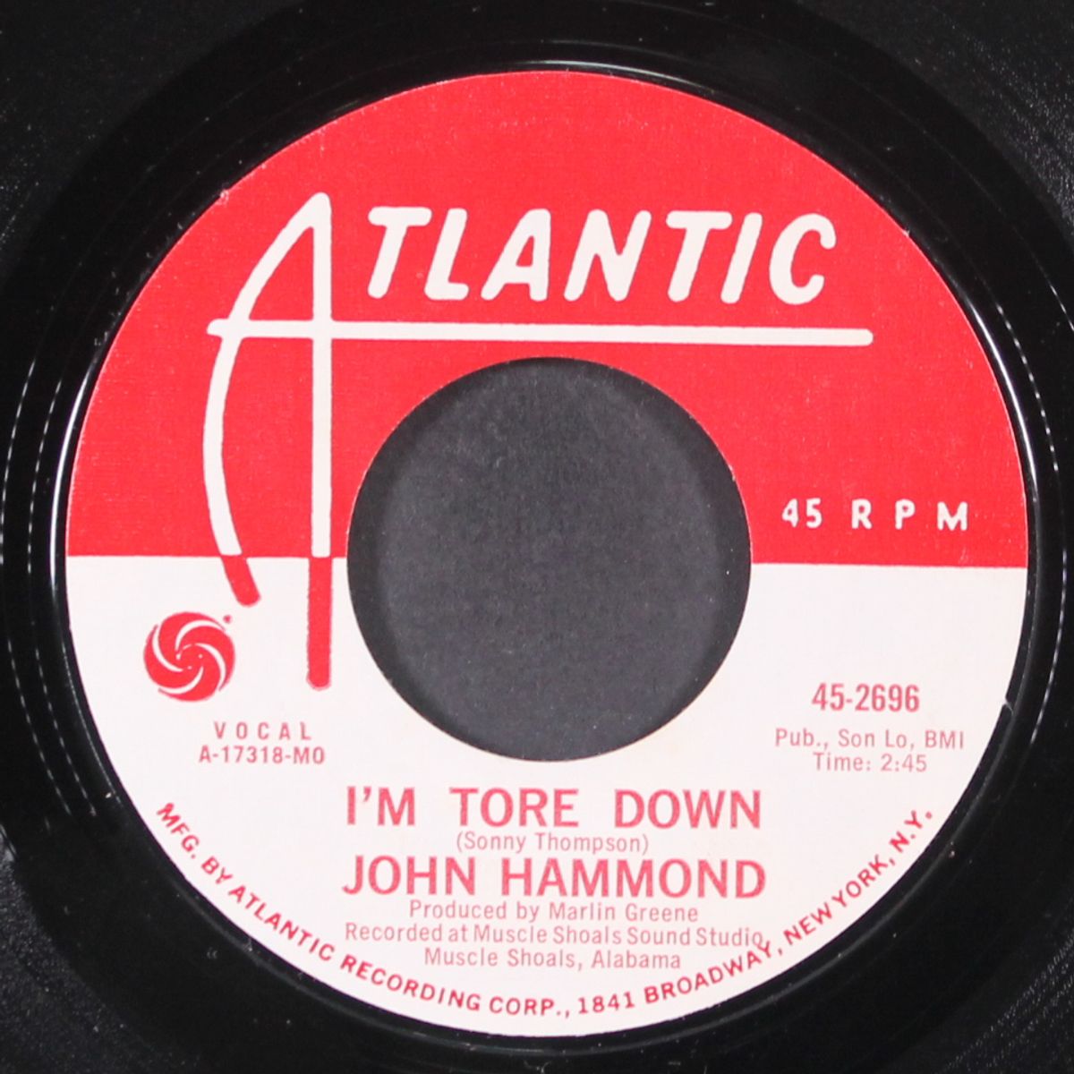 shake for me / i'm tore down by JOHN HAMMOND