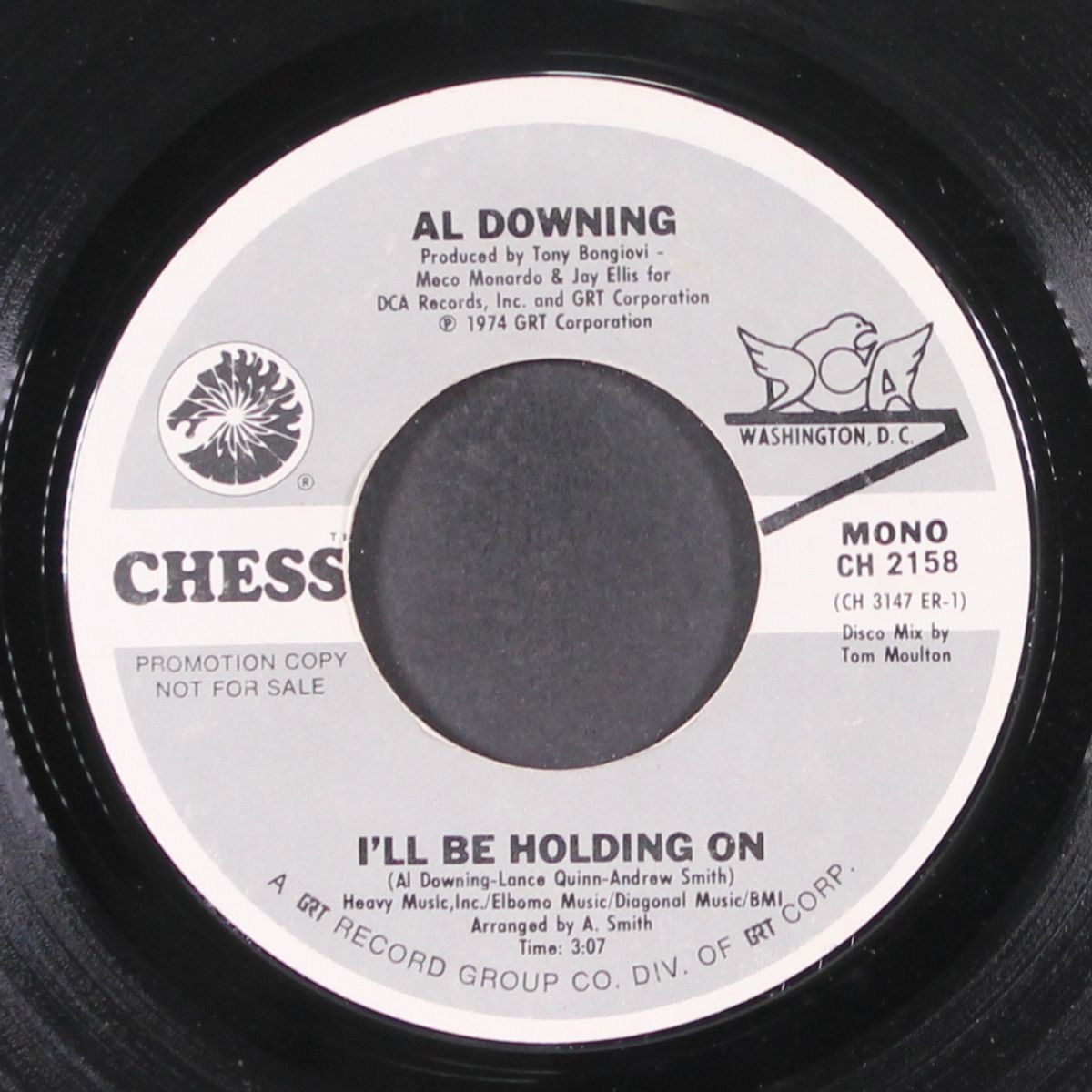i'll be holding on by AL DOWNING