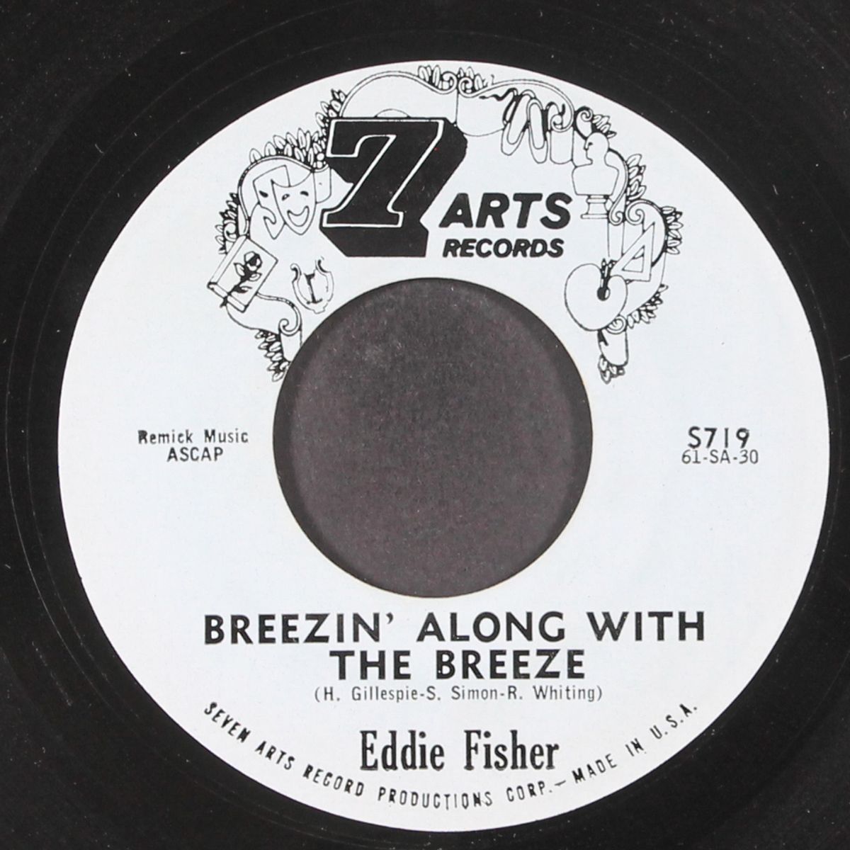 tonight / breezin' along with the breeze by EDDIE FISHER