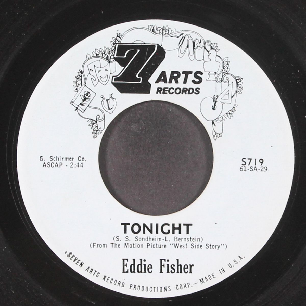 tonight / breezin' along with the breeze by EDDIE FISHER