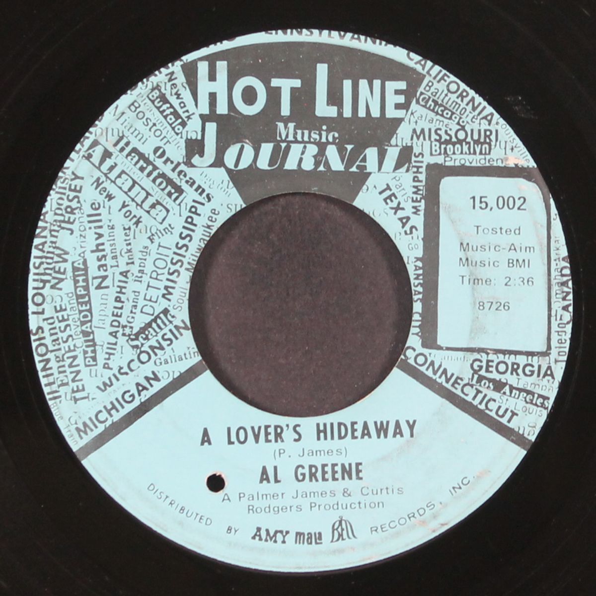 i'll be good to you / a lover's hideaway by AL GREENE