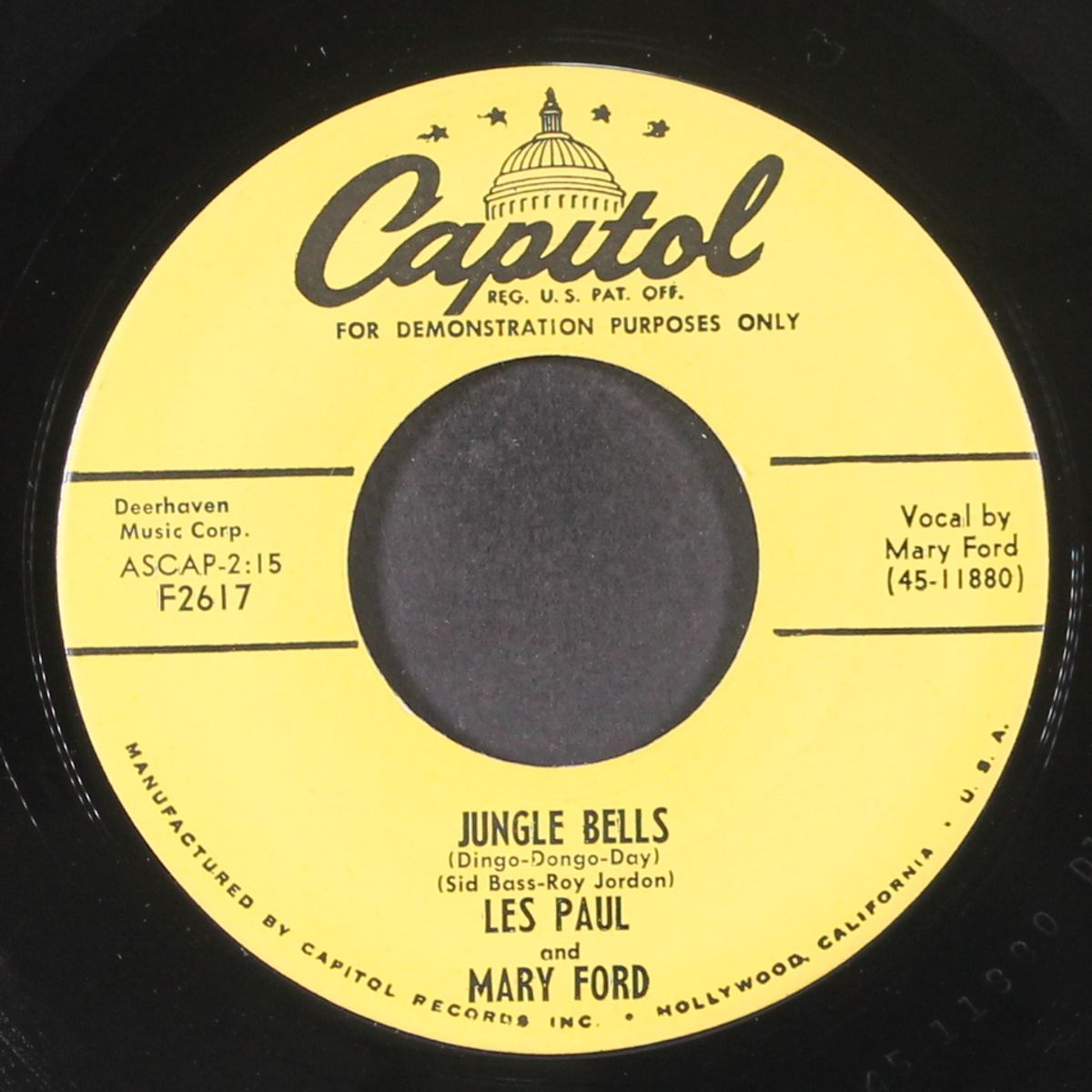 jingle bells / white christmas by LES PAUL & MARY FORD
