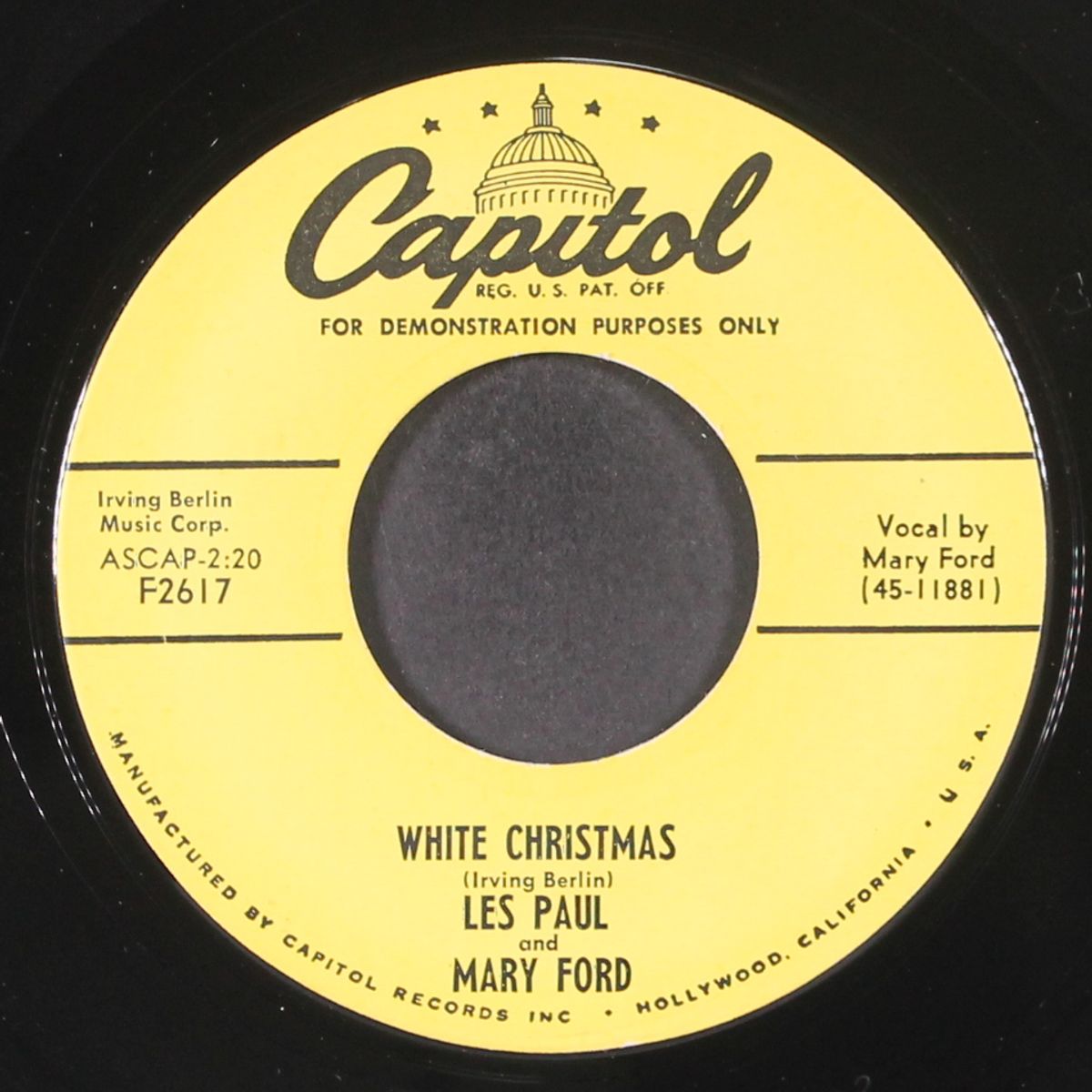 jingle bells / white christmas by LES PAUL & MARY FORD