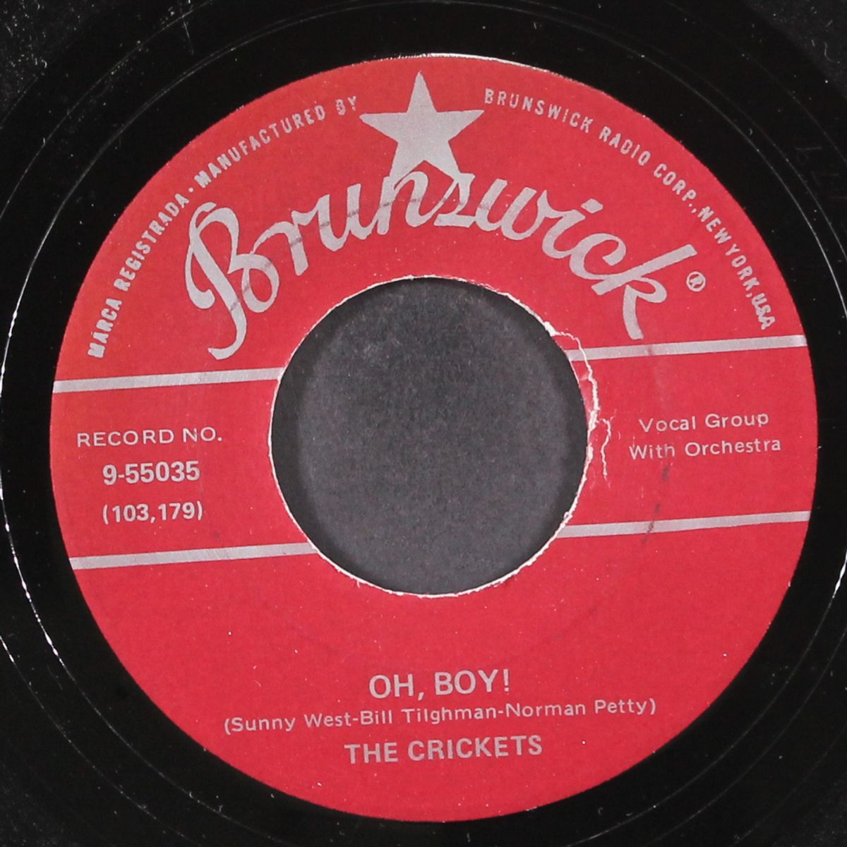 oh, boy! / not fade away by CRICKETS