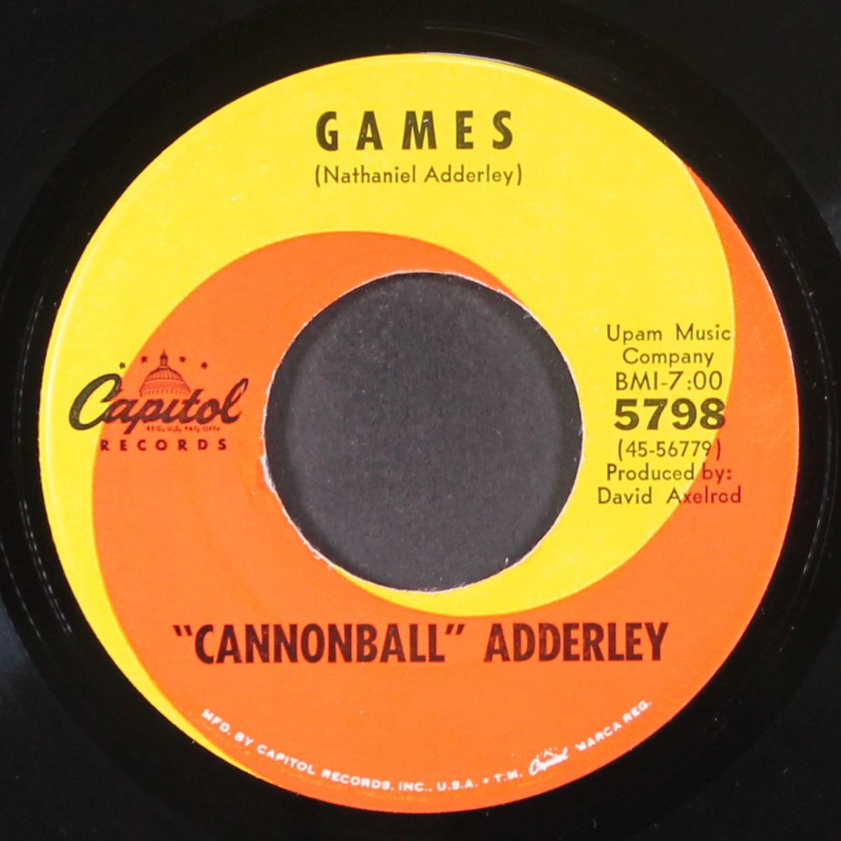 mercy, mercy, mercy / games by CANNONBALL ADDERLEY
