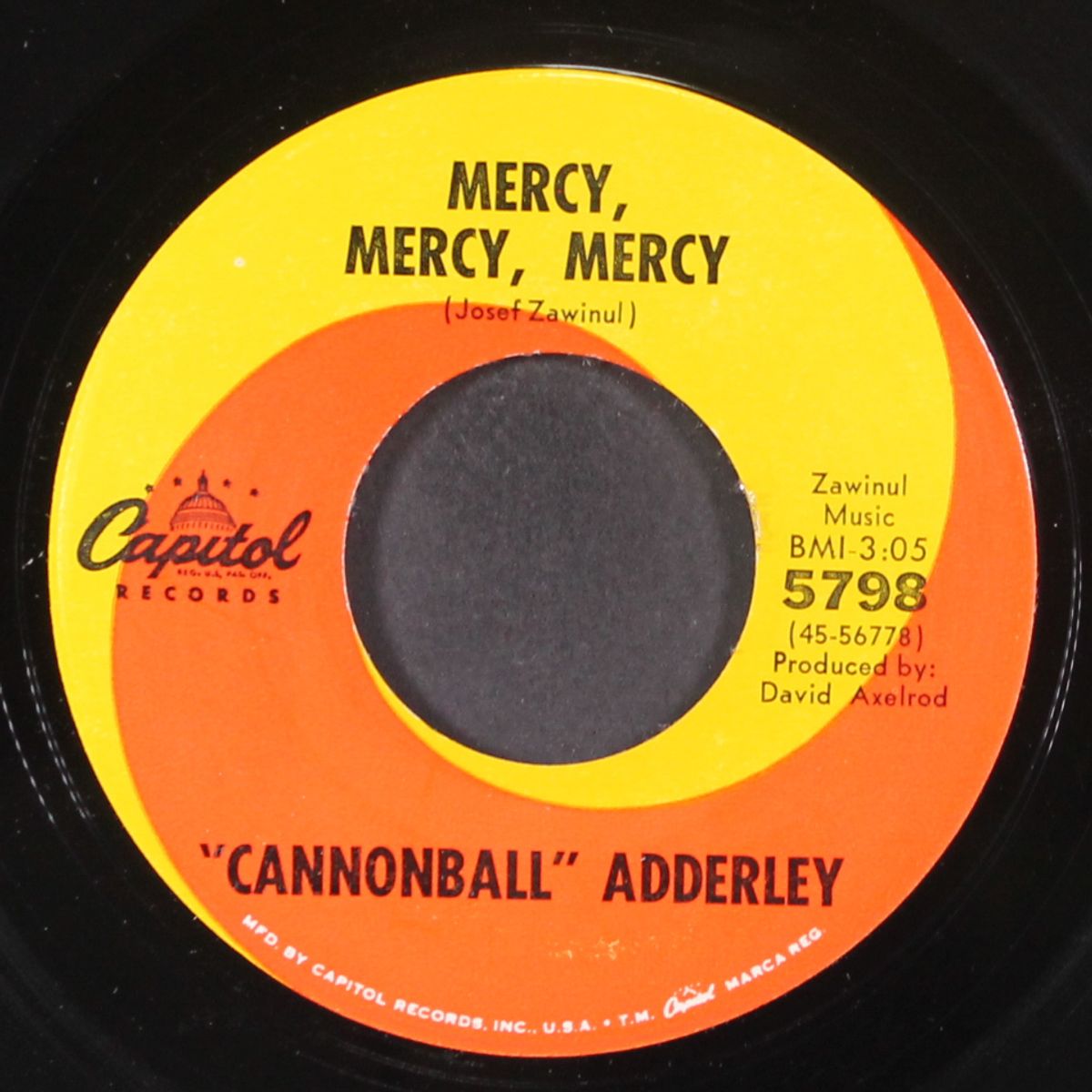 mercy, mercy, mercy / games by CANNONBALL ADDERLEY