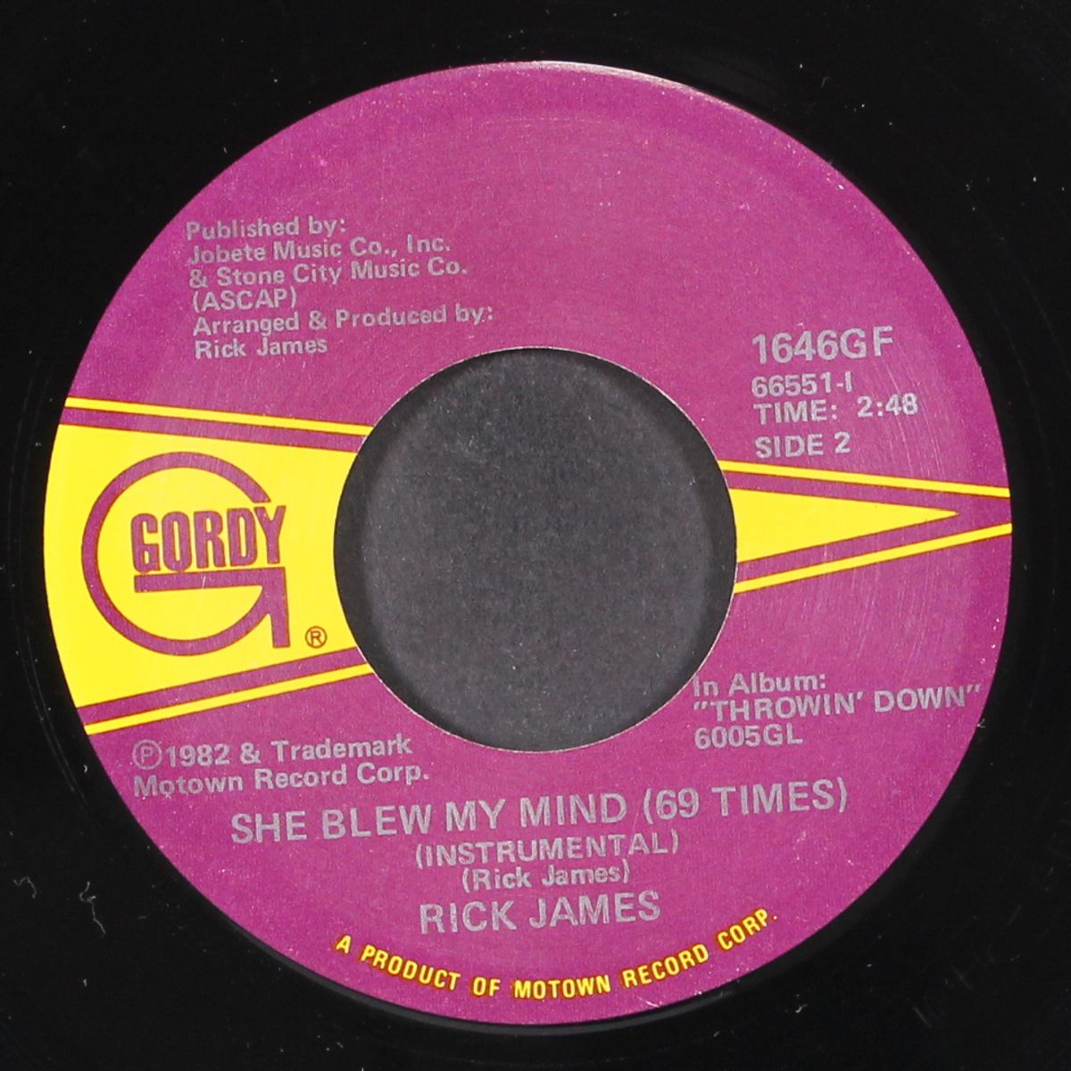 she blew my mind (69 times) / instro by RICK JAMES