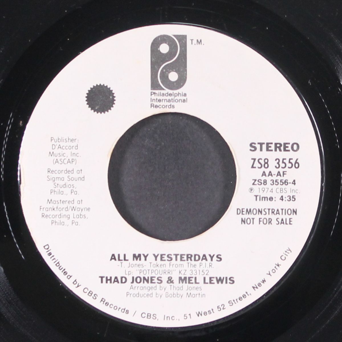 don't you worry 'bout a thing by THAD JONES & MEL LEWIS