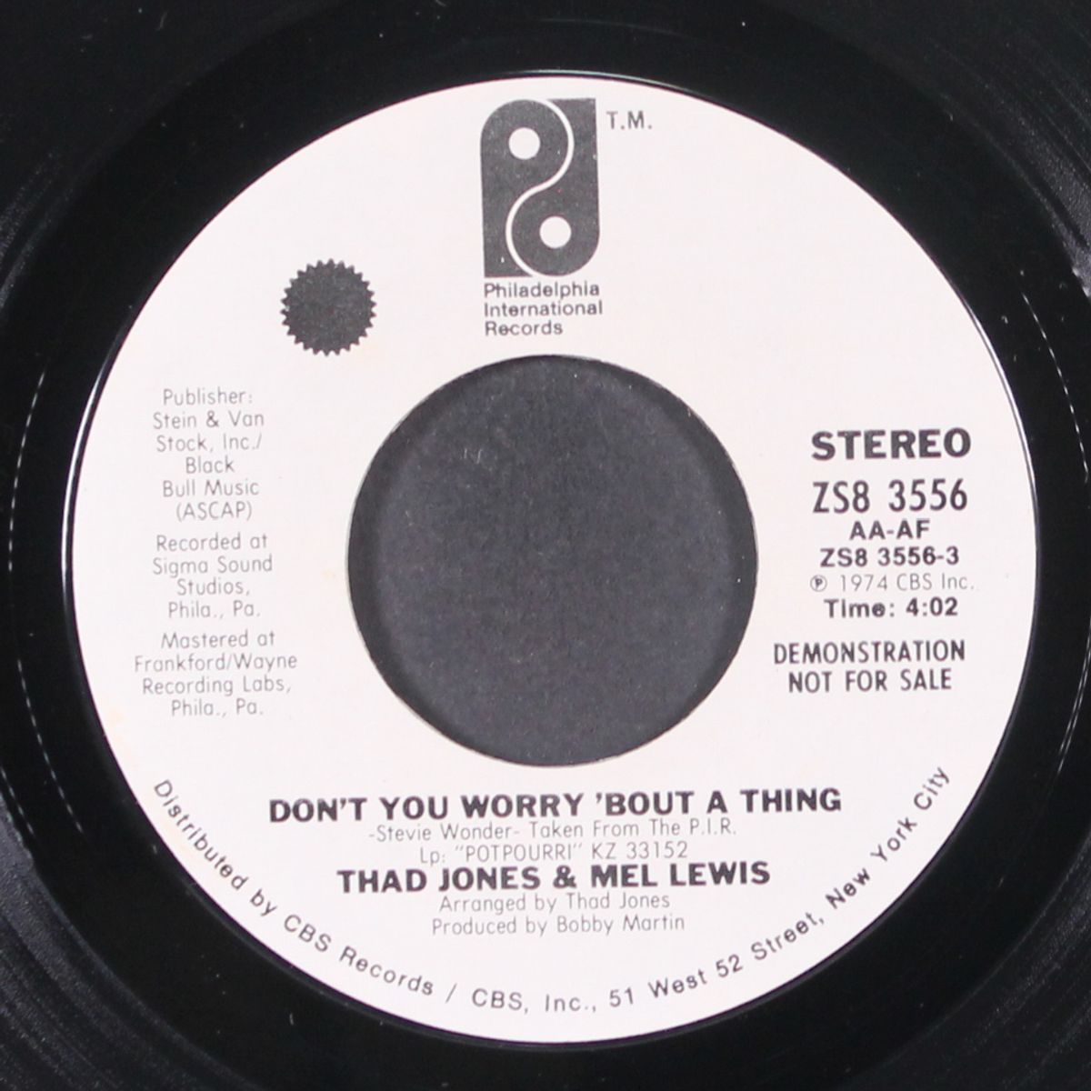 don't you worry 'bout a thing by THAD JONES & MEL LEWIS