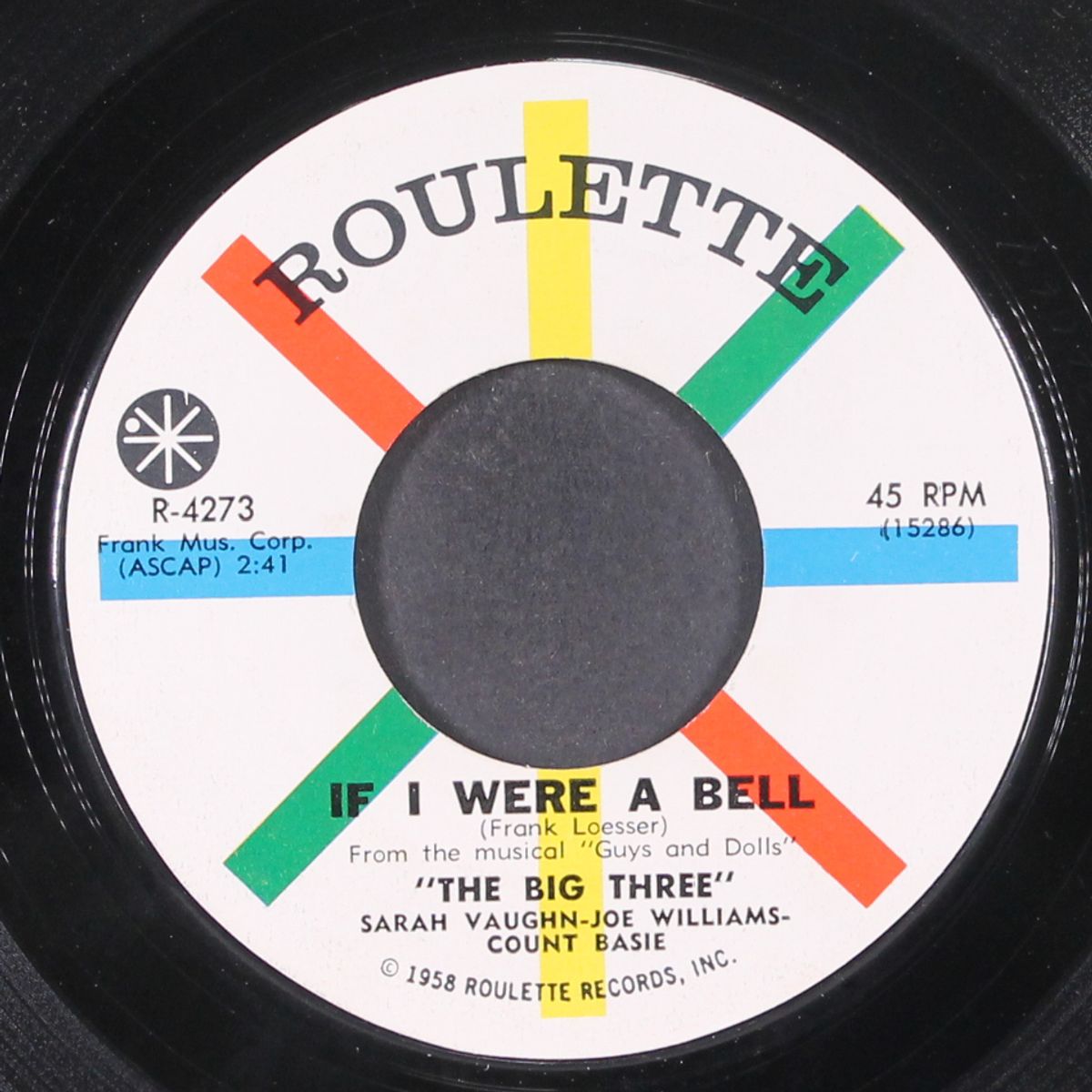 if i were a bell / teach me tonight by BIG THREE