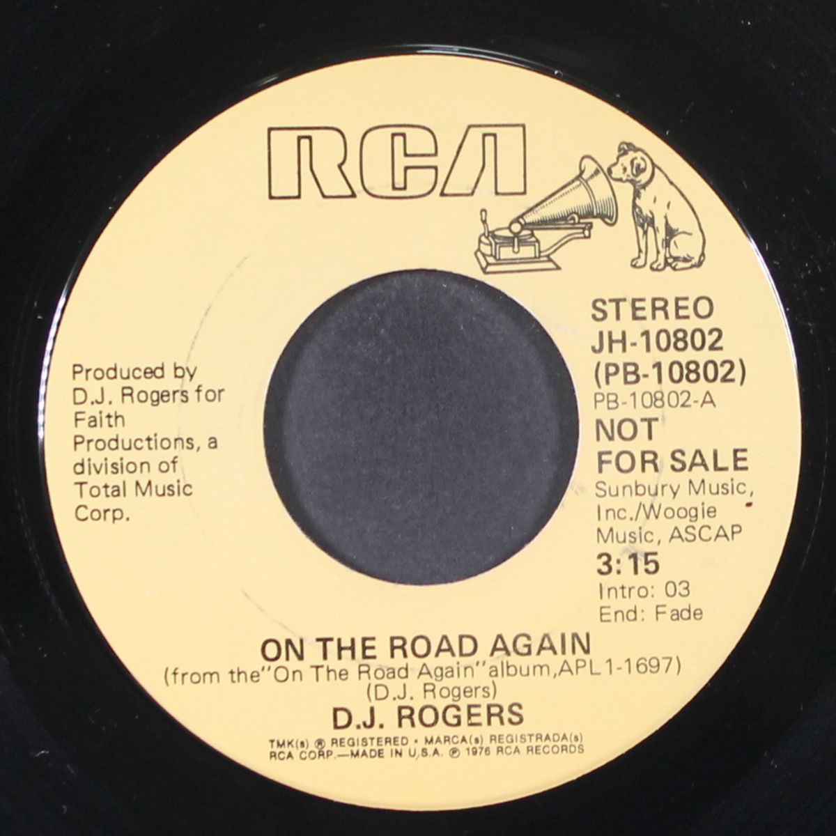 on the road again / mono by D.J. ROGERS