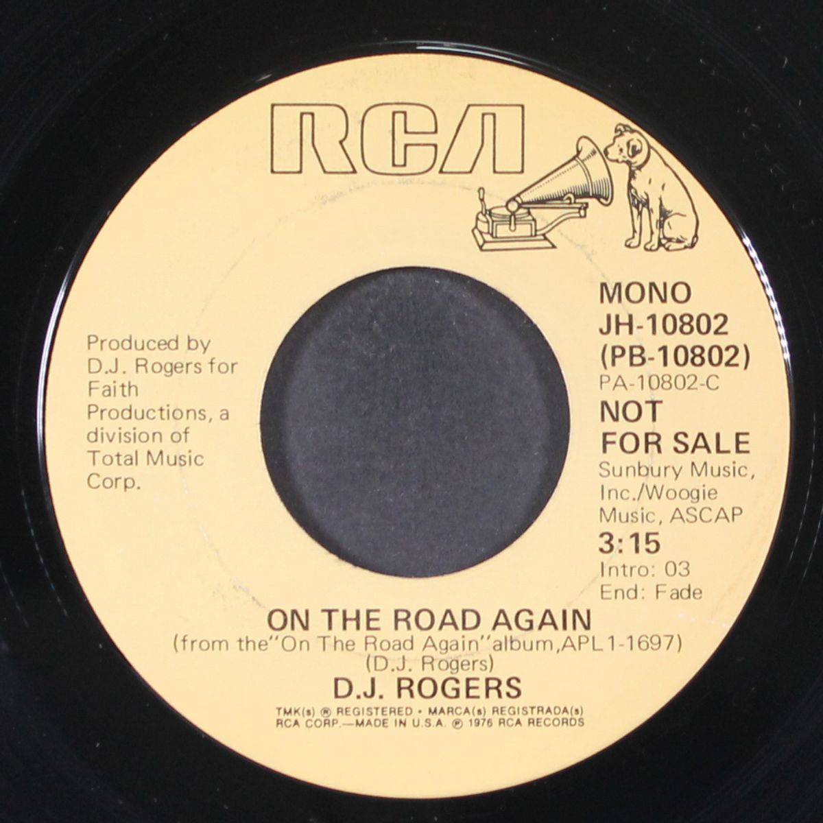 on the road again / mono by D.J. ROGERS