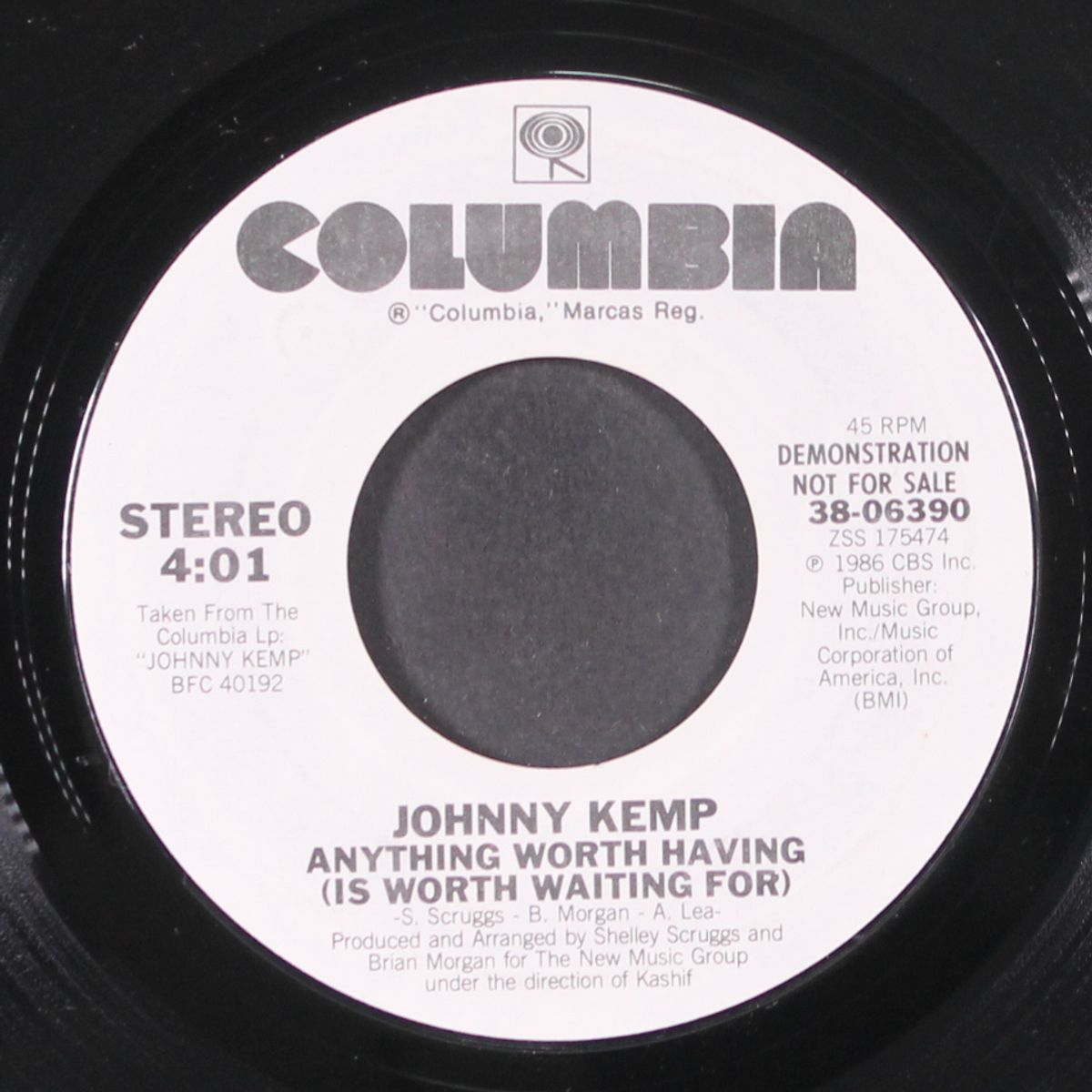 anything worth having (is worth waiting for) / same by JOHNNY KEMP