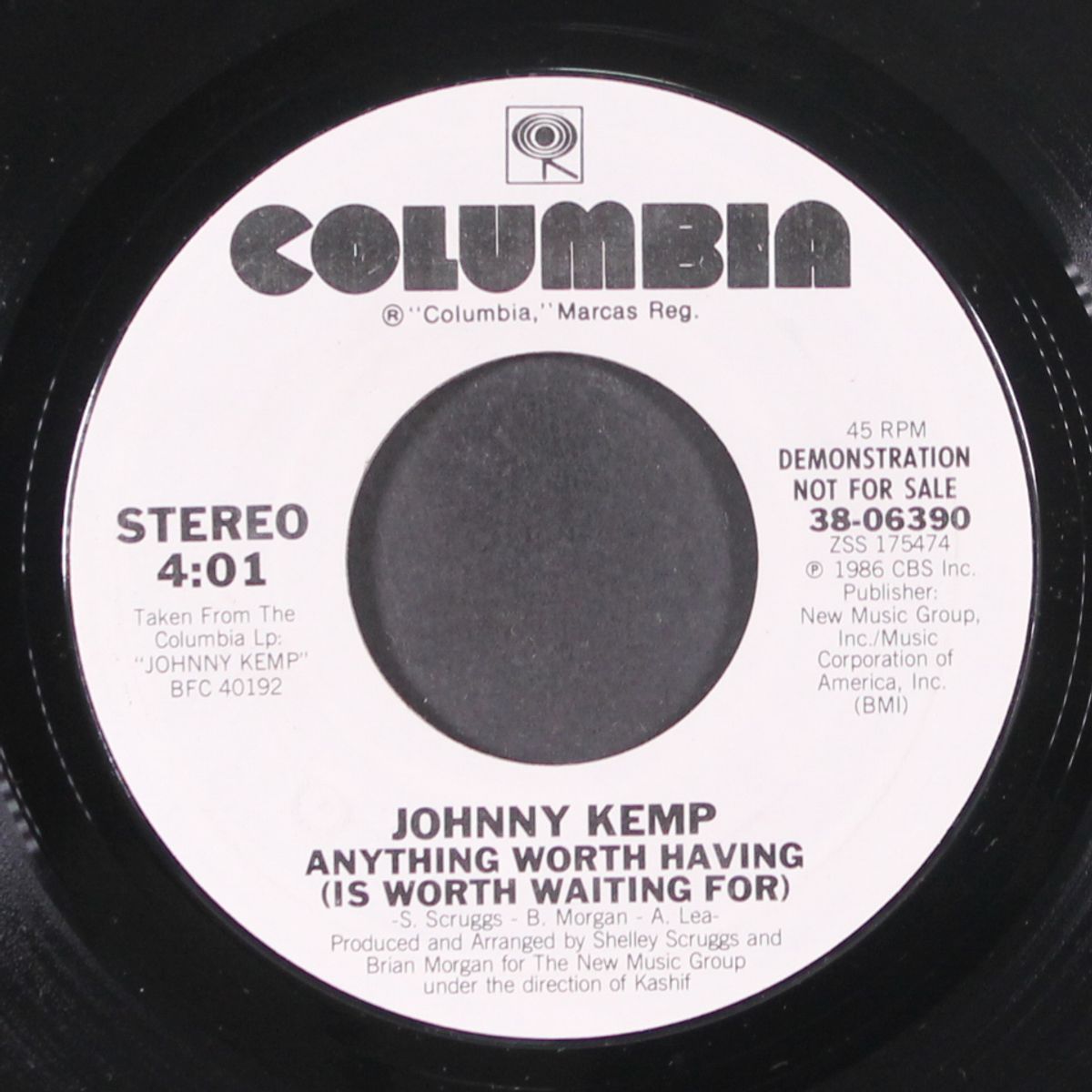 anything worth having (is worth waiting for) / same by JOHNNY KEMP