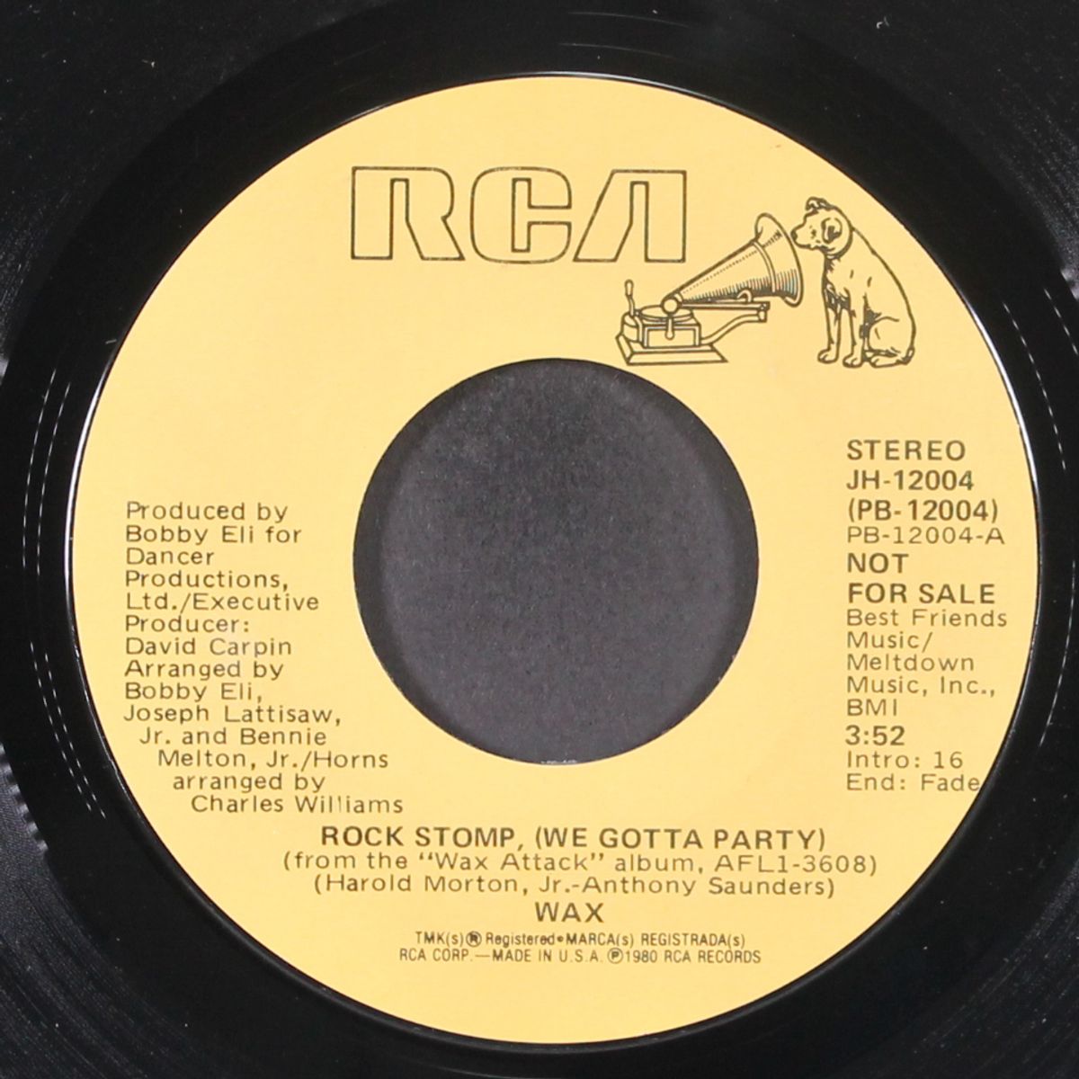 rock stomp (we gotta party) / mono by WAX