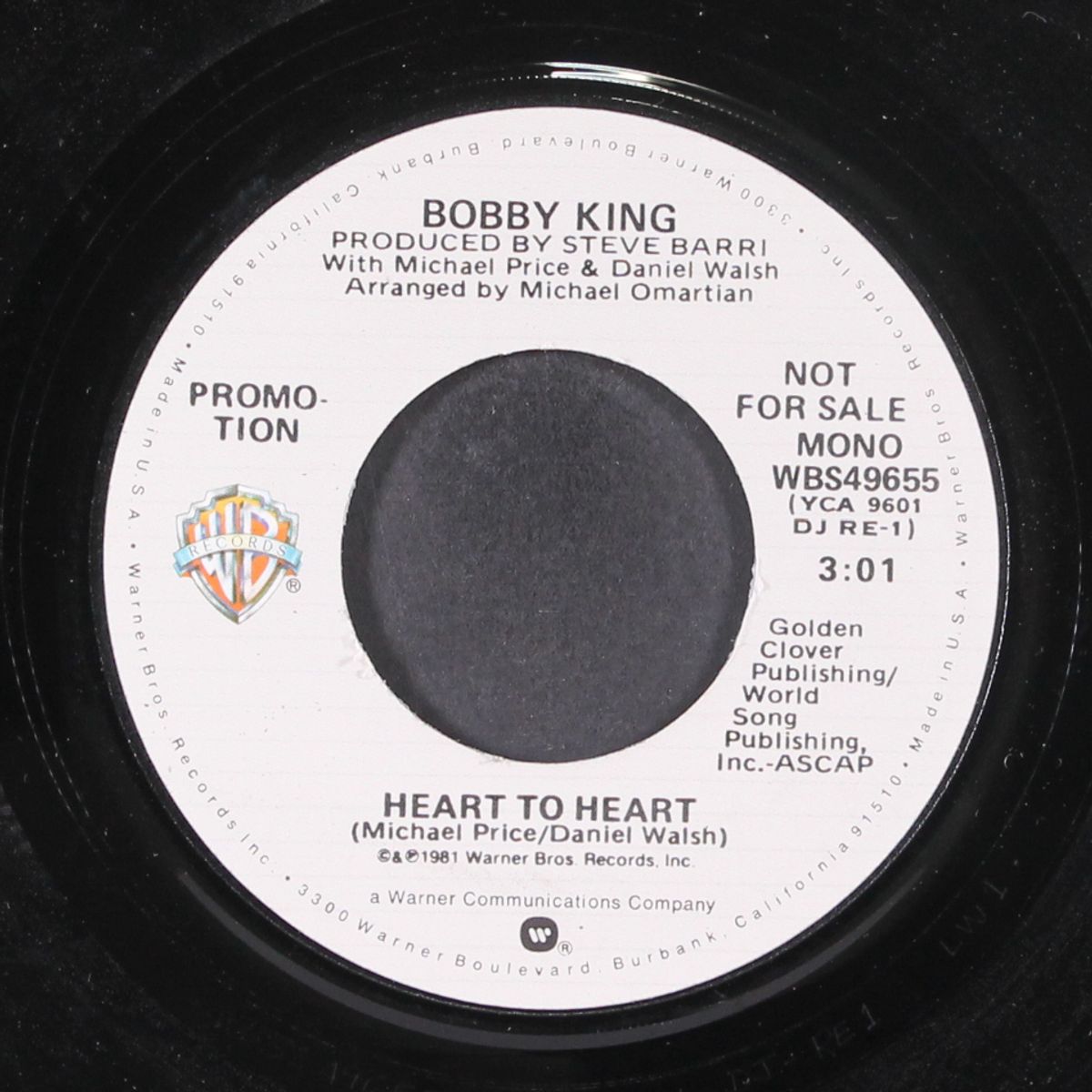 heart to heart / mono by BOBBY KING