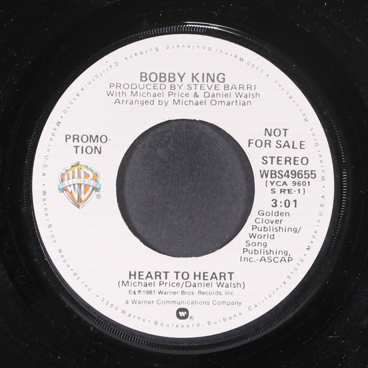 heart to heart / mono by BOBBY KING