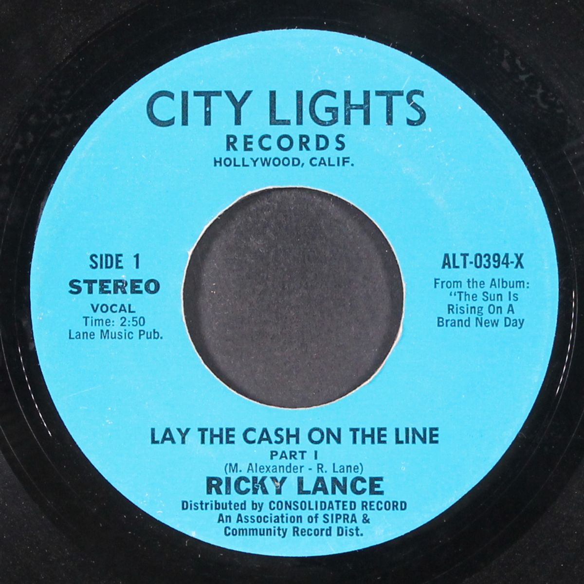 lay the cash on the line / part 2 by RICKY LANCE