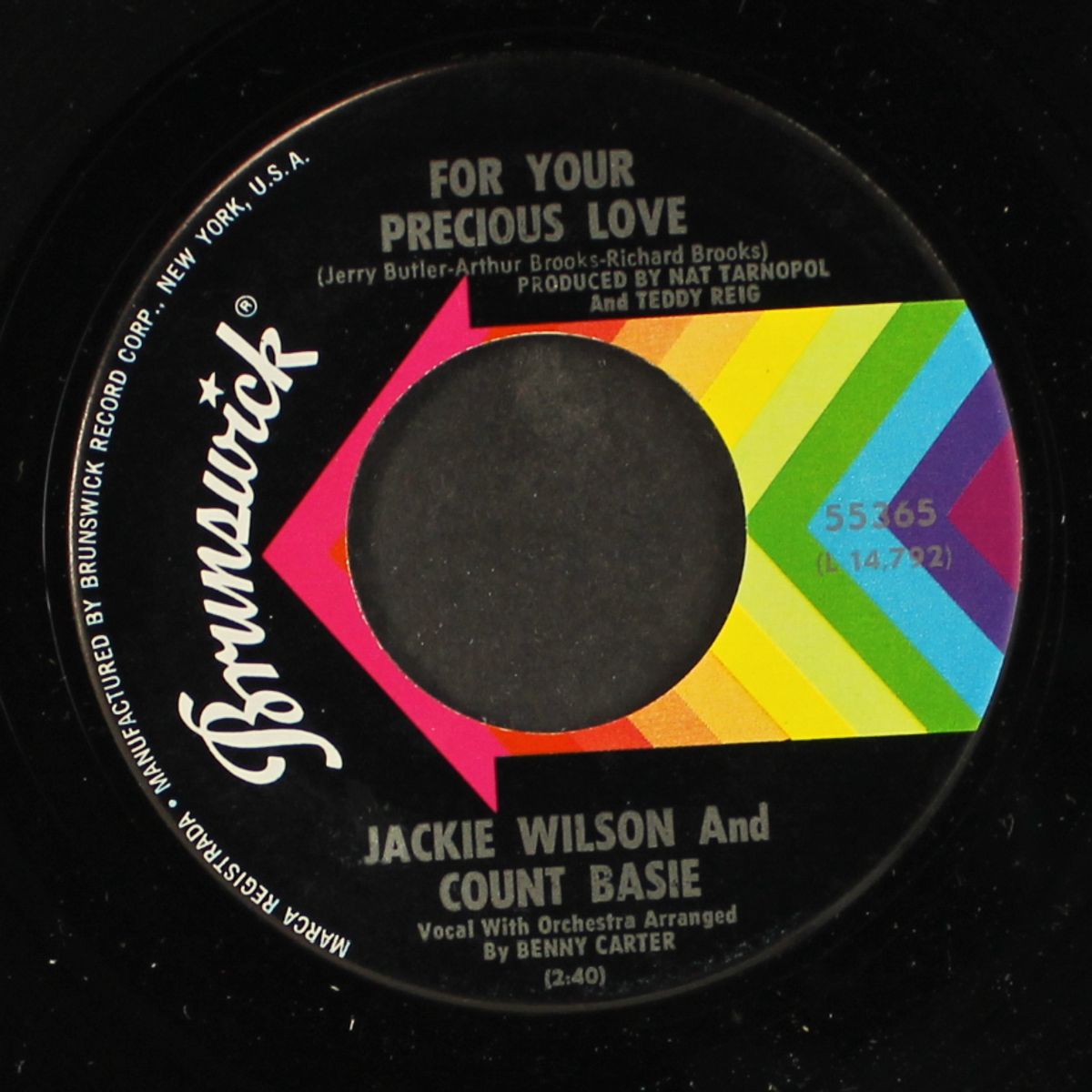 uptight / for your precious love by JACKIE WILSON & COUNT BASIE