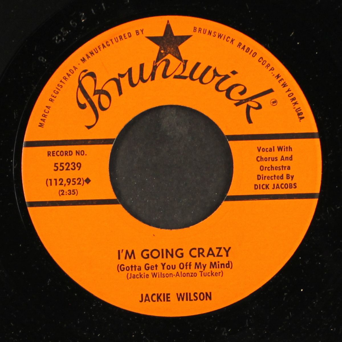 baby workout / i'm going crazy by JACKIE WILSON