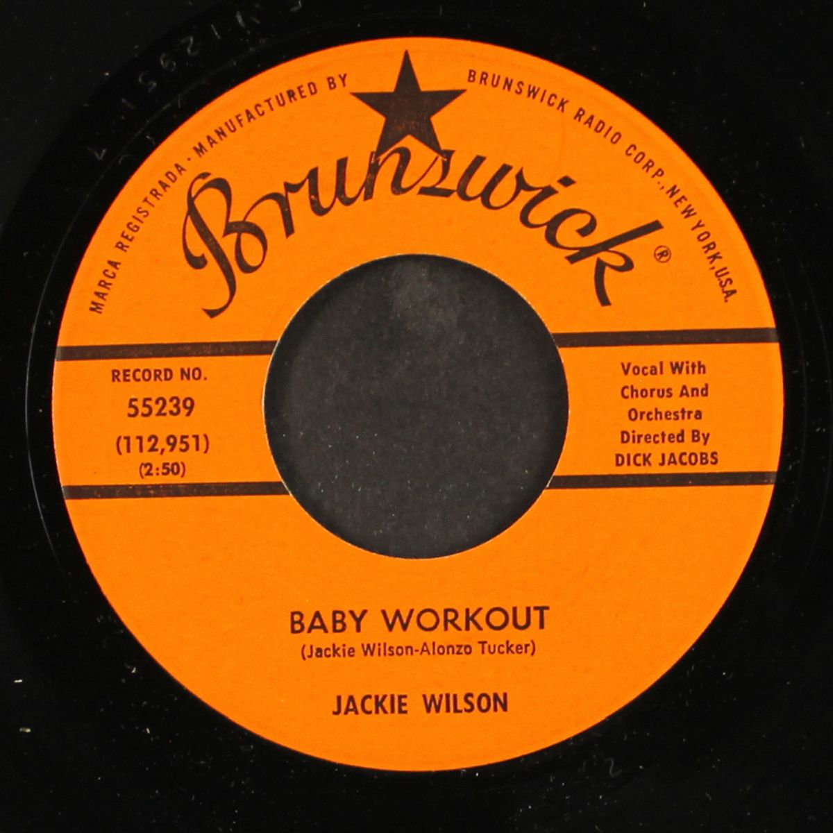 baby workout / i'm going crazy by JACKIE WILSON