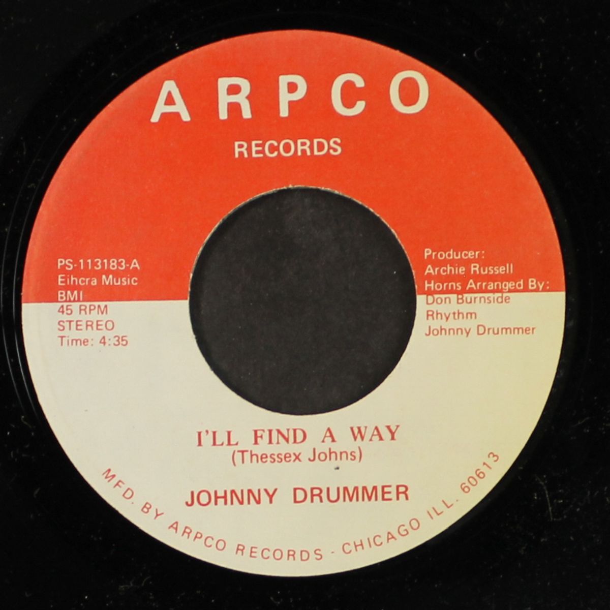 i'll find a way / the fire is gone by JOHNNY DRUMMER