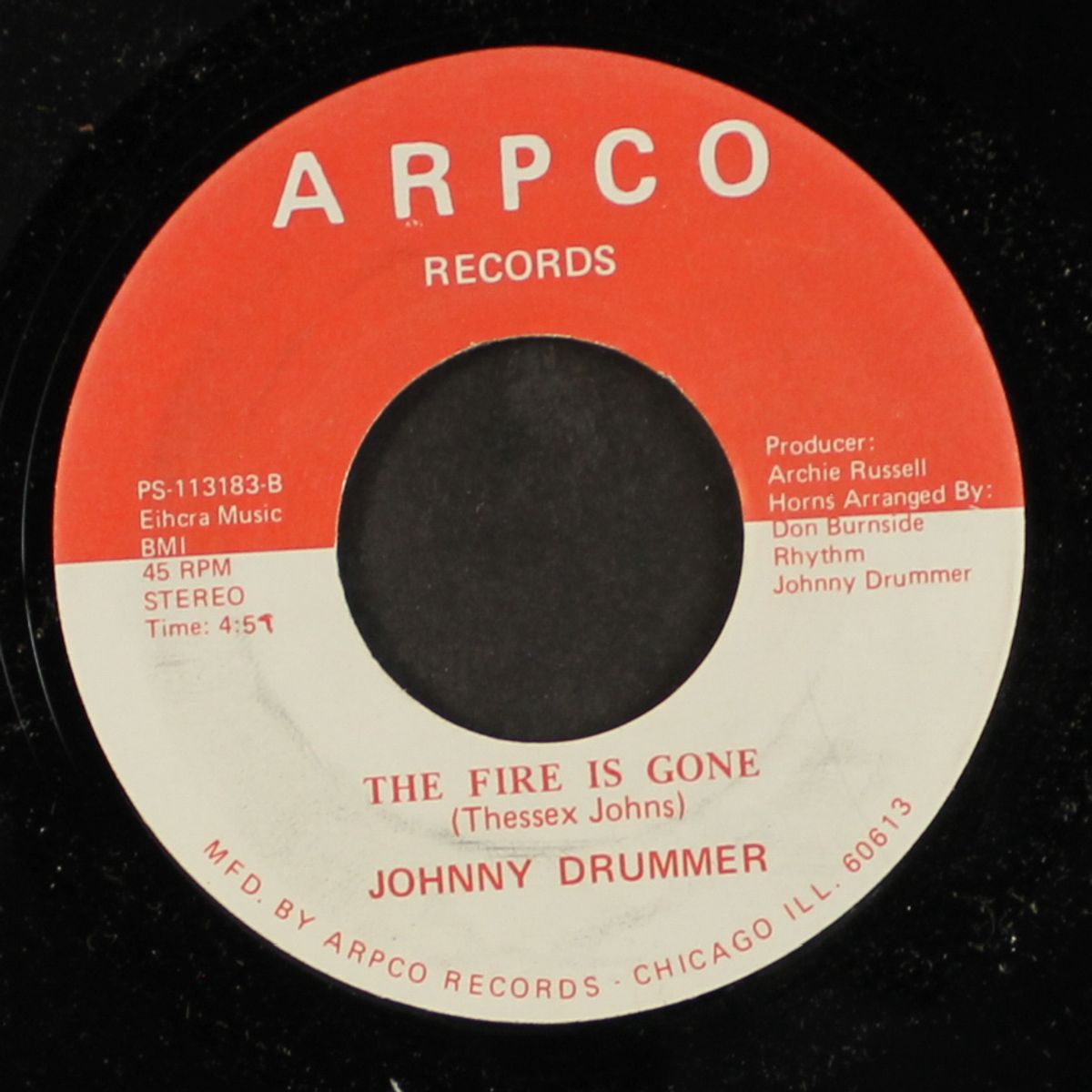 i'll find a way / the fire is gone by JOHNNY DRUMMER