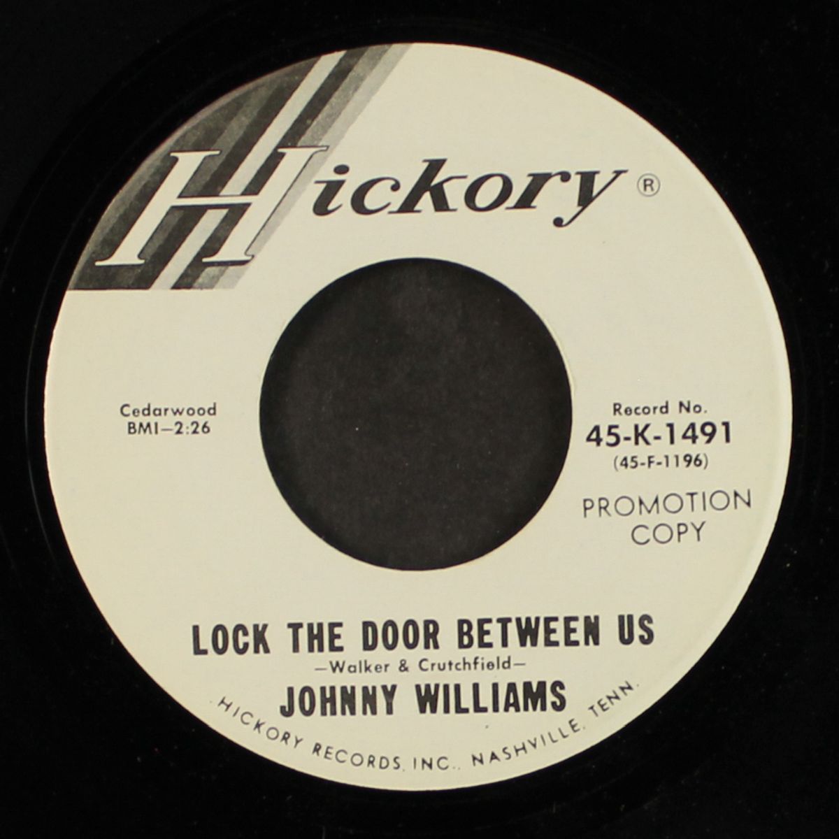 lock the door between us / tempted by JOHNNY WILLIAMS